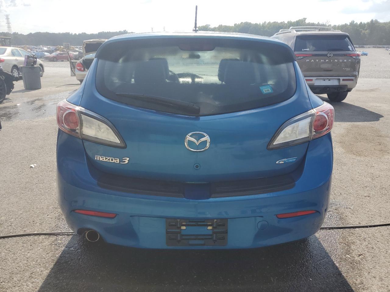 2012 Mazda 3 I Blue vin: JM1BL1M82C1650243