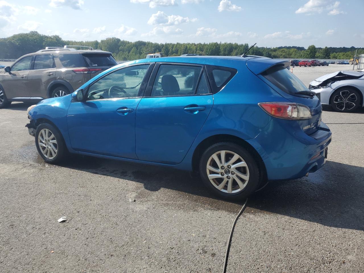 2012 Mazda 3 I Blue vin: JM1BL1M82C1650243