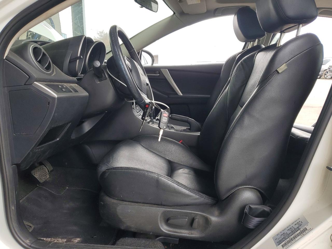 2012 Mazda 3 I White vin: JM1BL1M83C1600211