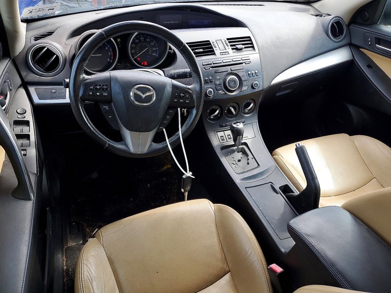 2012 Mazda 3 I Blue vin: JM1BL1M83C1639882