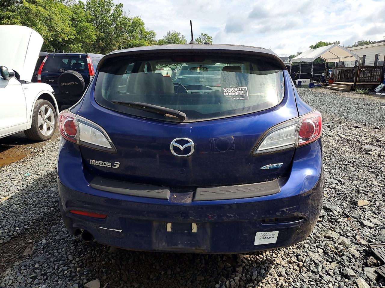 2012 Mazda 3 I Blue vin: JM1BL1M83C1639882
