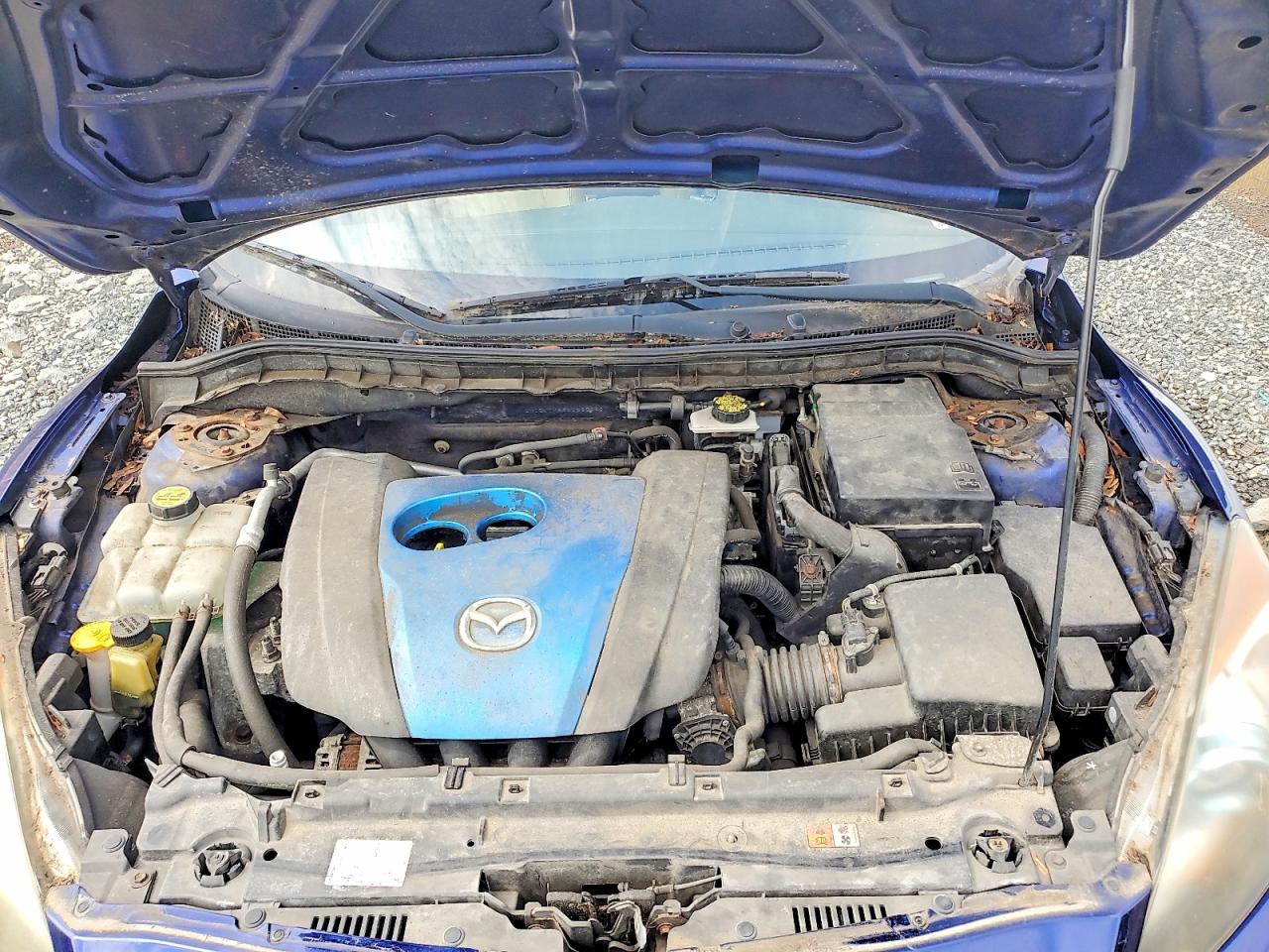 2012 Mazda 3 I Blue vin: JM1BL1M83C1639882