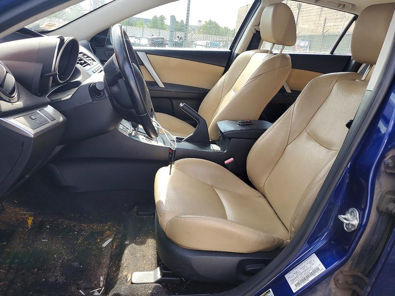 2012 Mazda 3 I Blue vin: JM1BL1M83C1639882