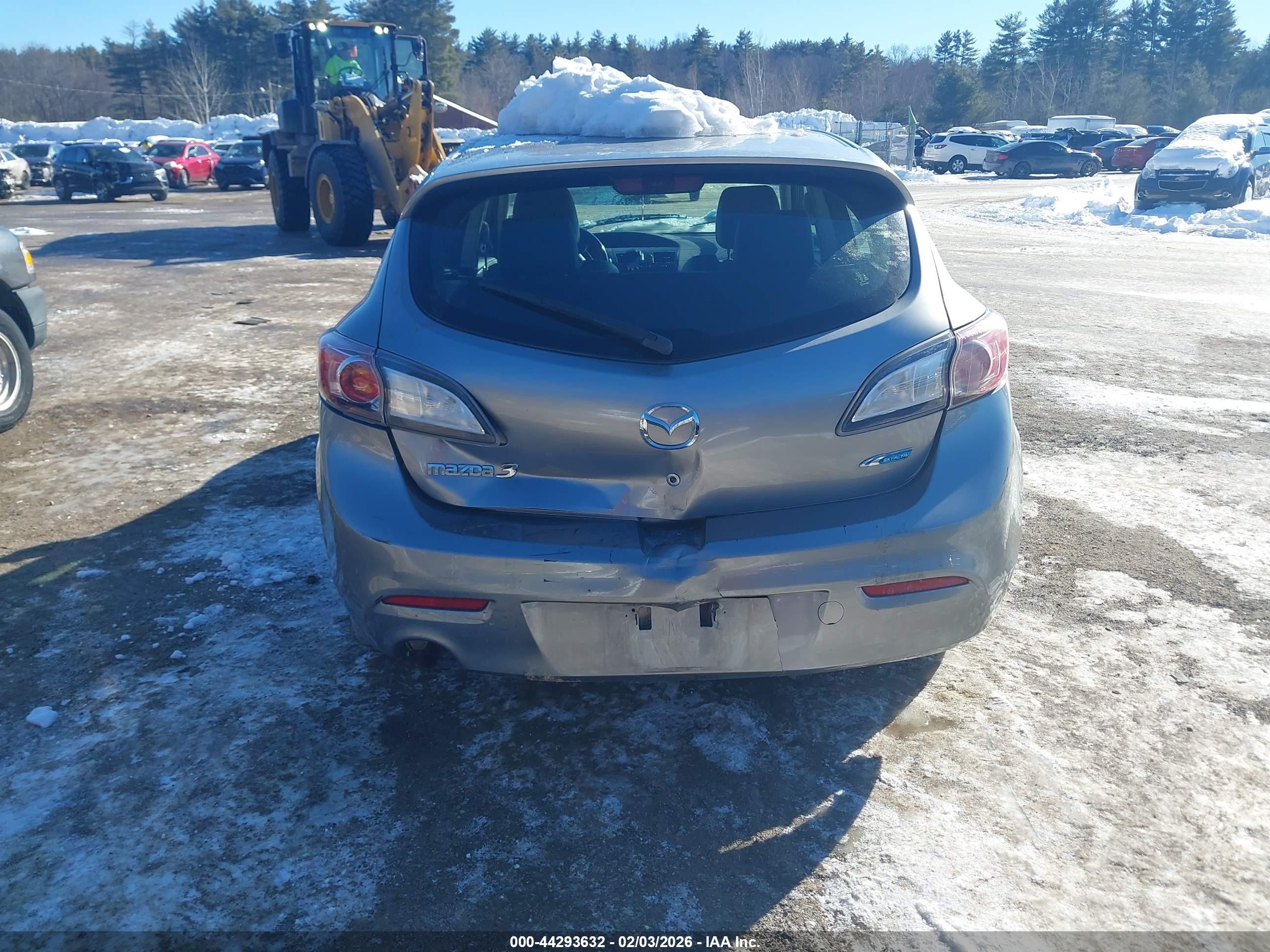 2012 Mazda Mazda3 I Grand Touring Gray vin: JM1BL1M83C1697880
