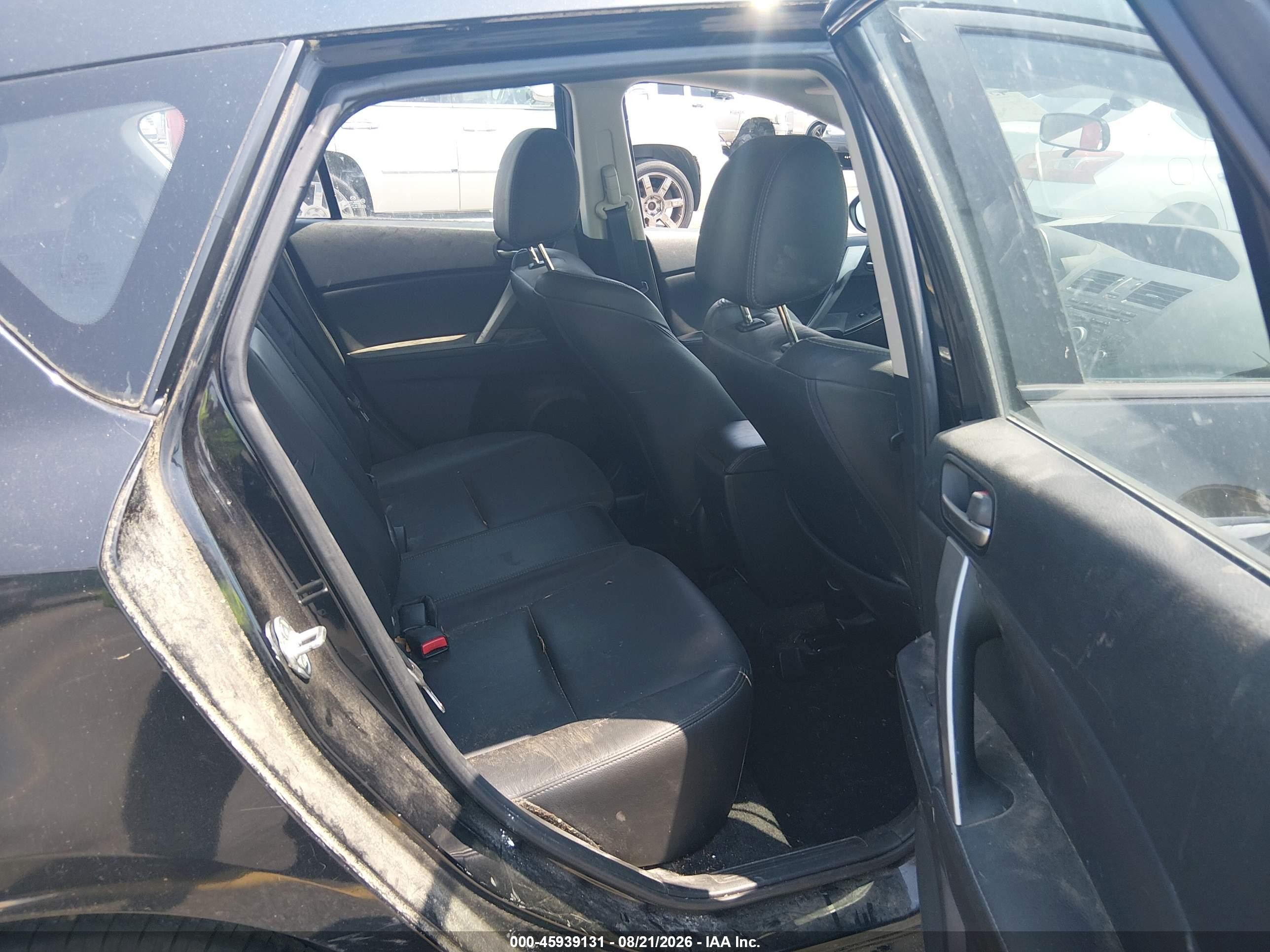 2012 Mazda Mazda3 I Grand Touring Black vin: JM1BL1M85C1679901