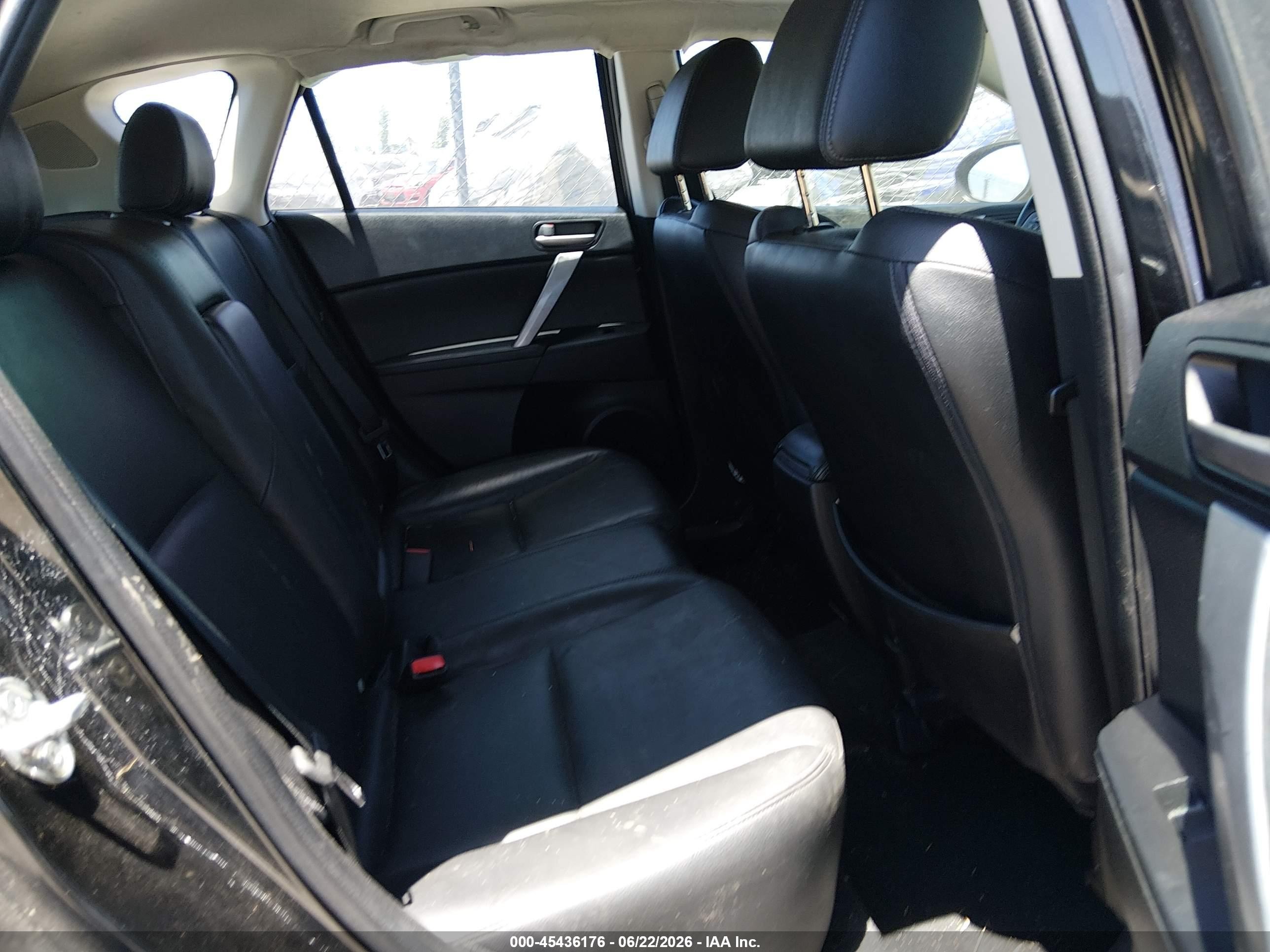 2012 Mazda Mazda3 I Grand Touring Black vin: JM1BL1M87C1654305