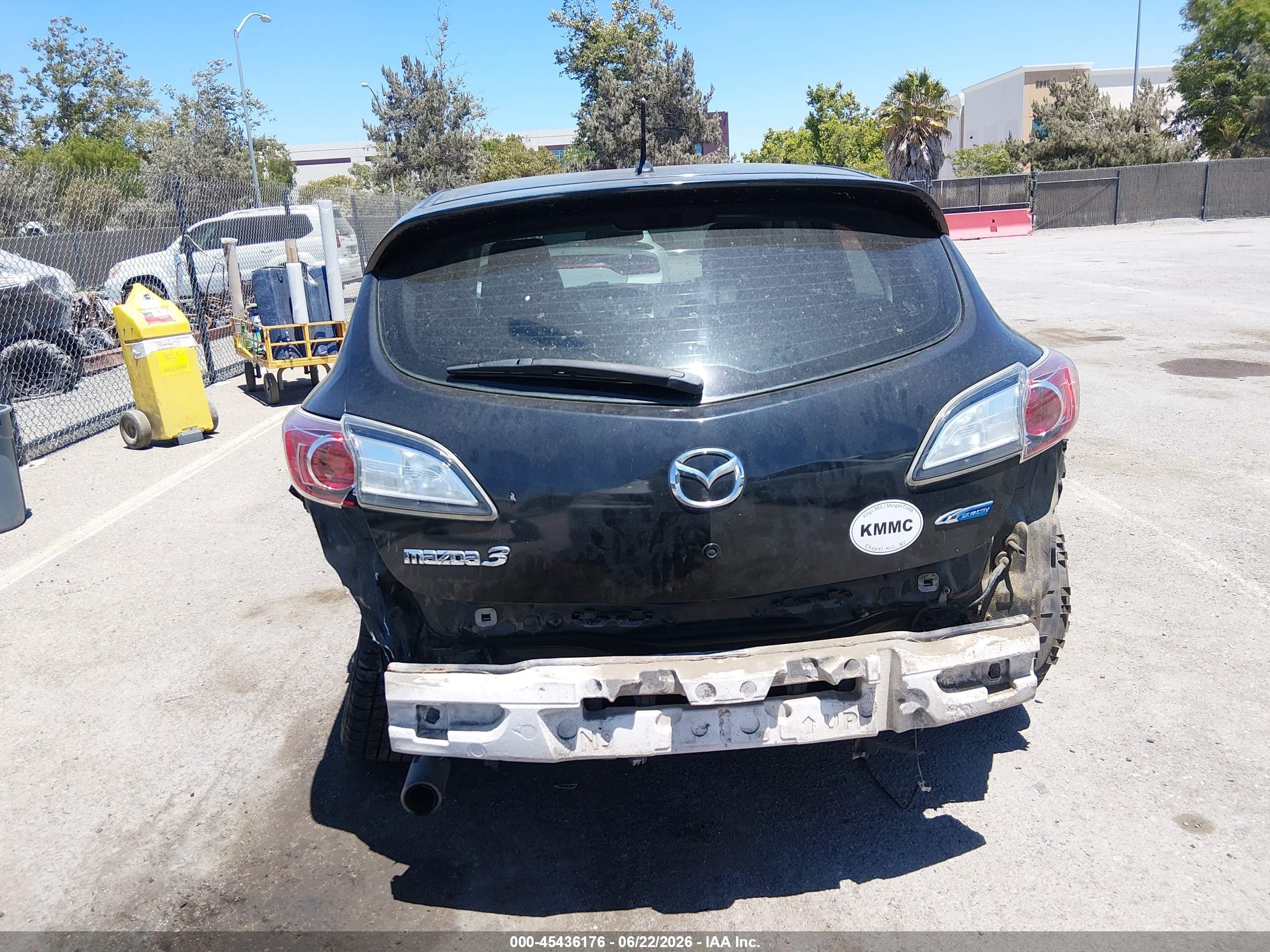 2012 Mazda Mazda3 I Grand Touring Black vin: JM1BL1M87C1654305