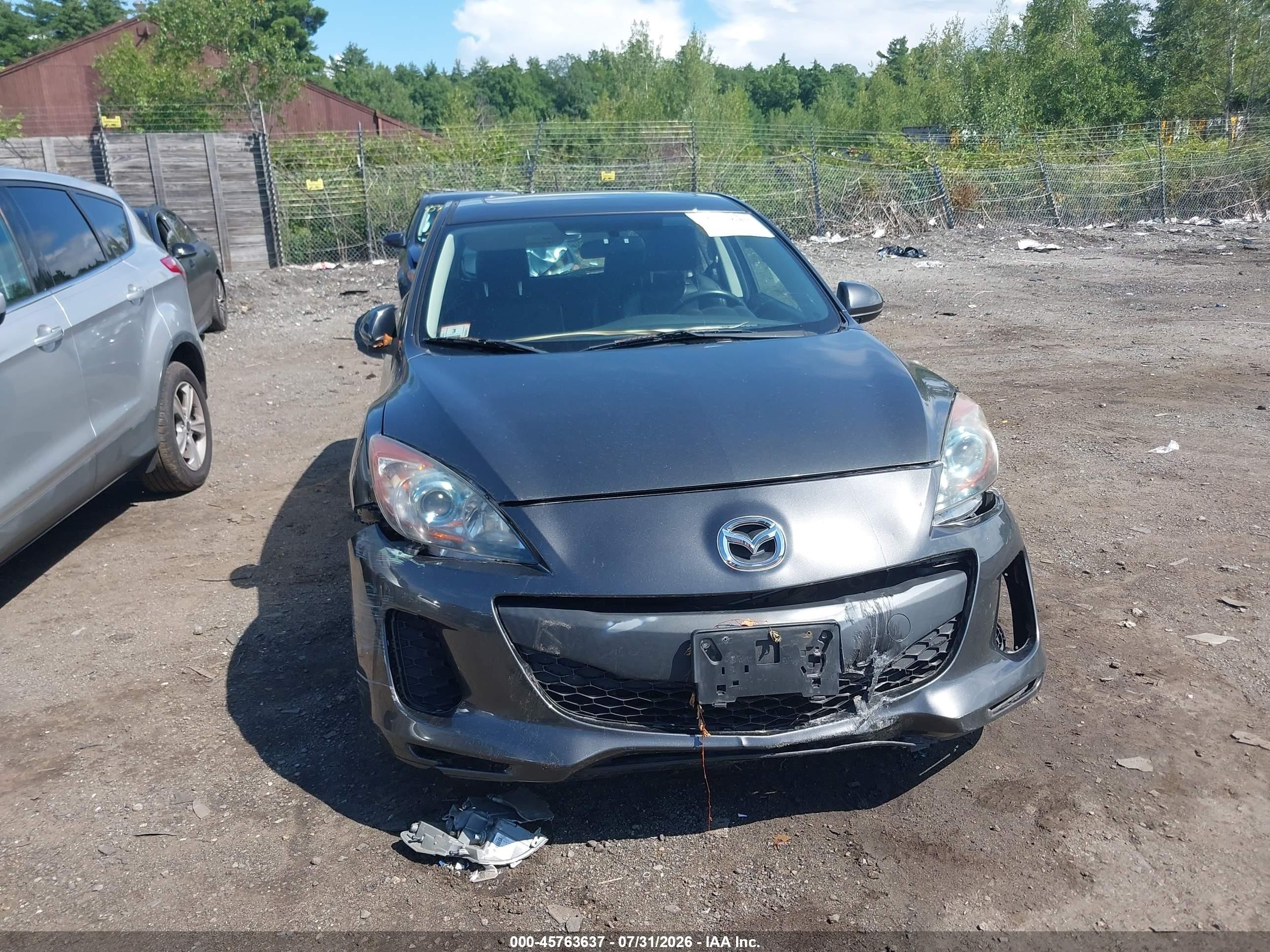 2012 Mazda Mazda3 I Grand Touring Серый vin: JM1BL1M88C1691170
