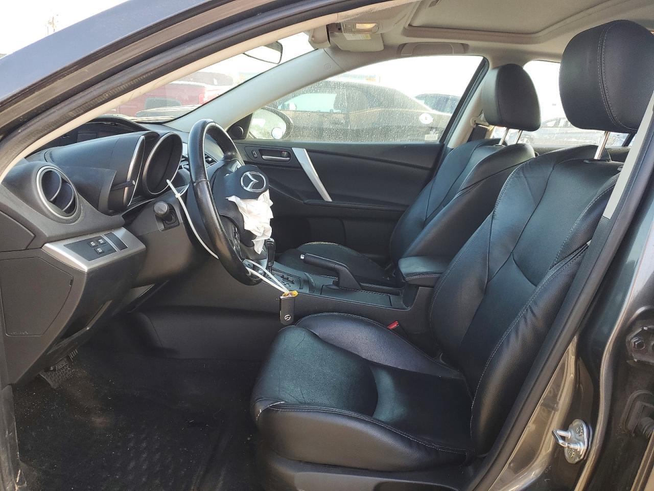 2012 Mazda 3 I Gray vin: JM1BL1M8XC1547331