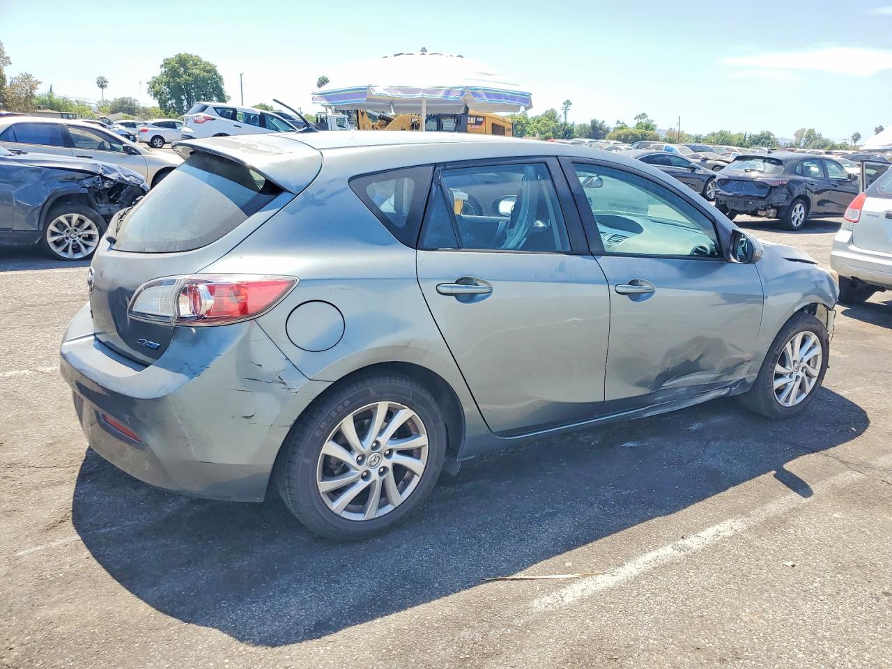 2012 Mazda 3 I Blue vin: JM1BL1M8XC1672118