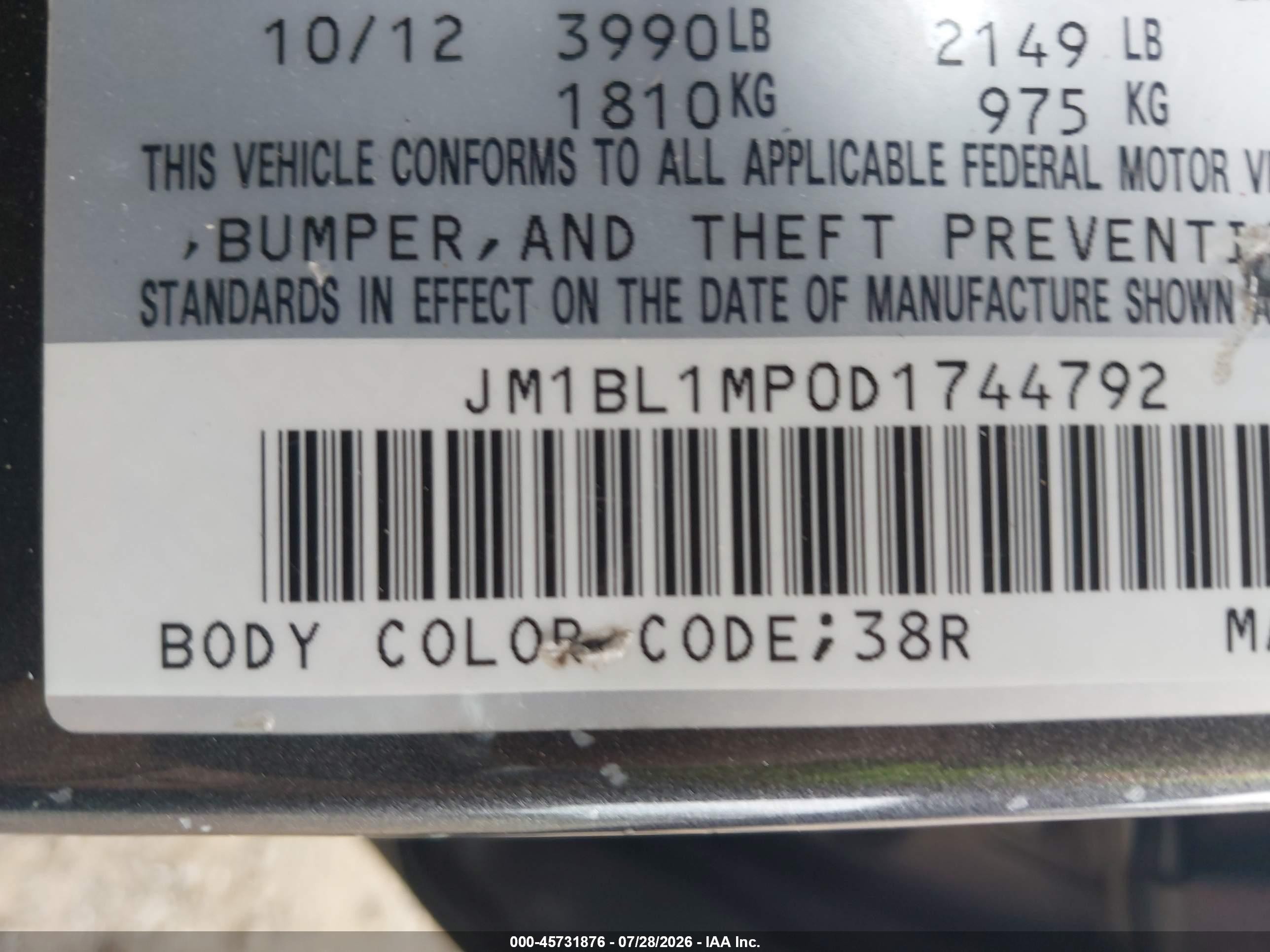2013 Mazda Mazda3 I Grand Touring Gray vin: JM1BL1MP0D1744792