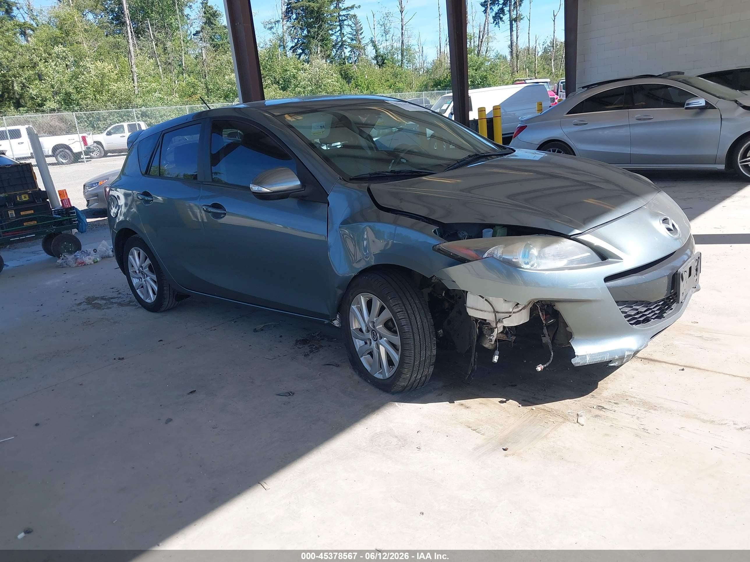 2013 Mazda Mazda3 I Grand Touring Blue vin: JM1BL1MP0D1758515