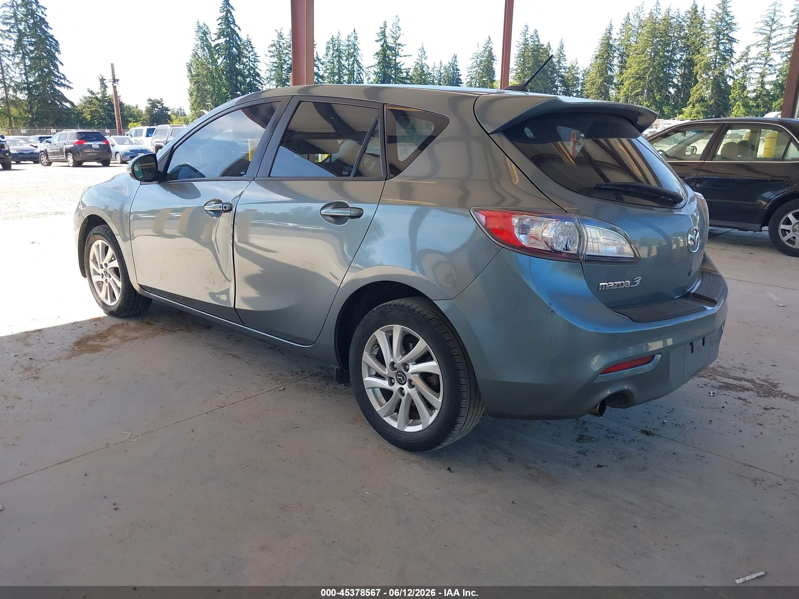 2013 Mazda Mazda3 I Grand Touring Blue vin: JM1BL1MP0D1758515