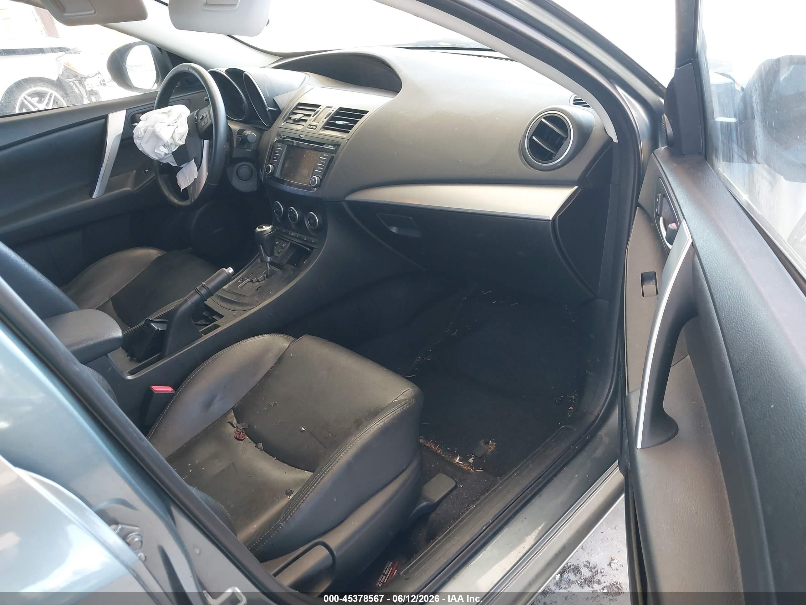 2013 Mazda Mazda3 I Grand Touring Blue vin: JM1BL1MP0D1758515