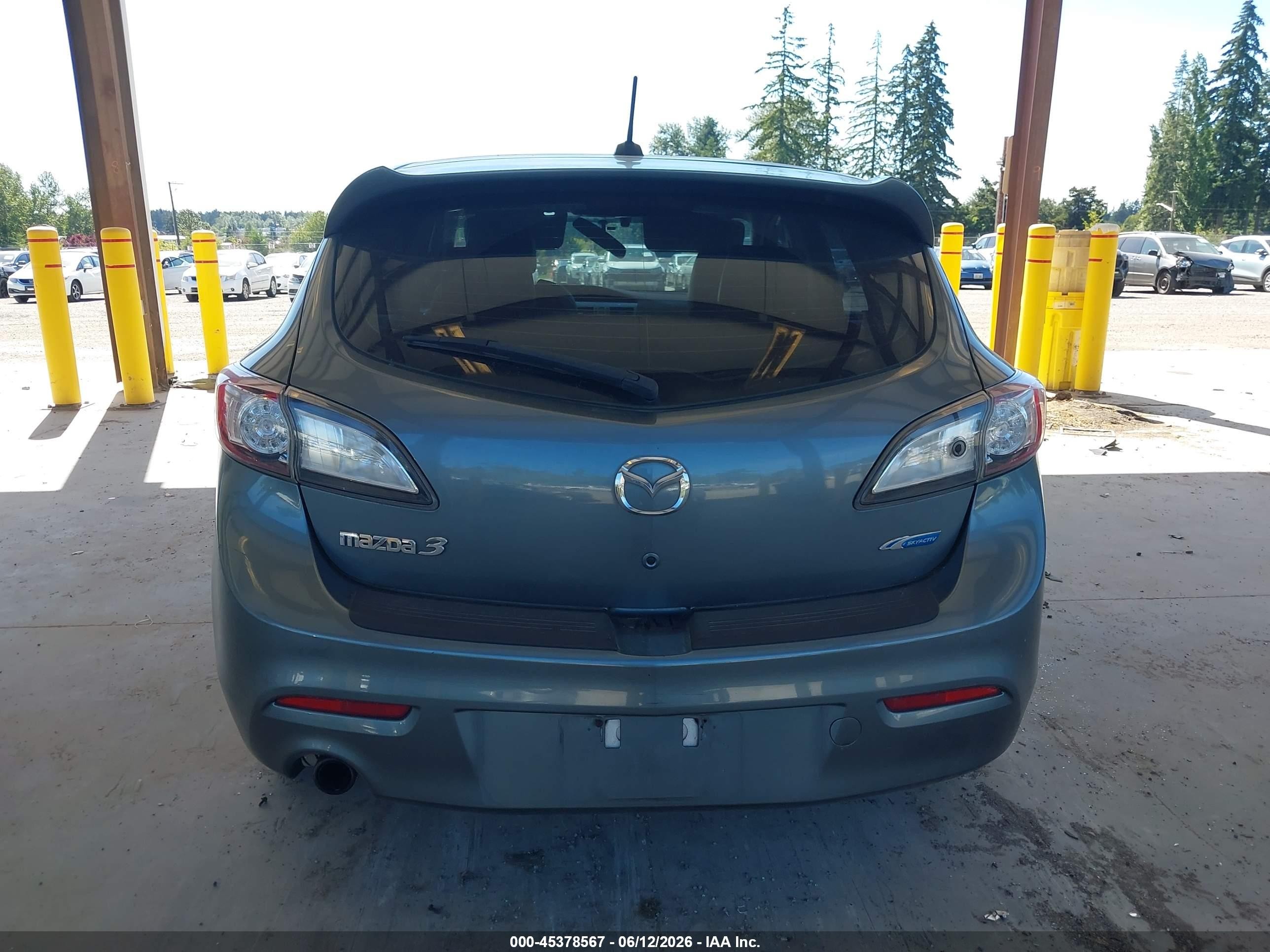 2013 Mazda Mazda3 I Grand Touring Blue vin: JM1BL1MP0D1758515