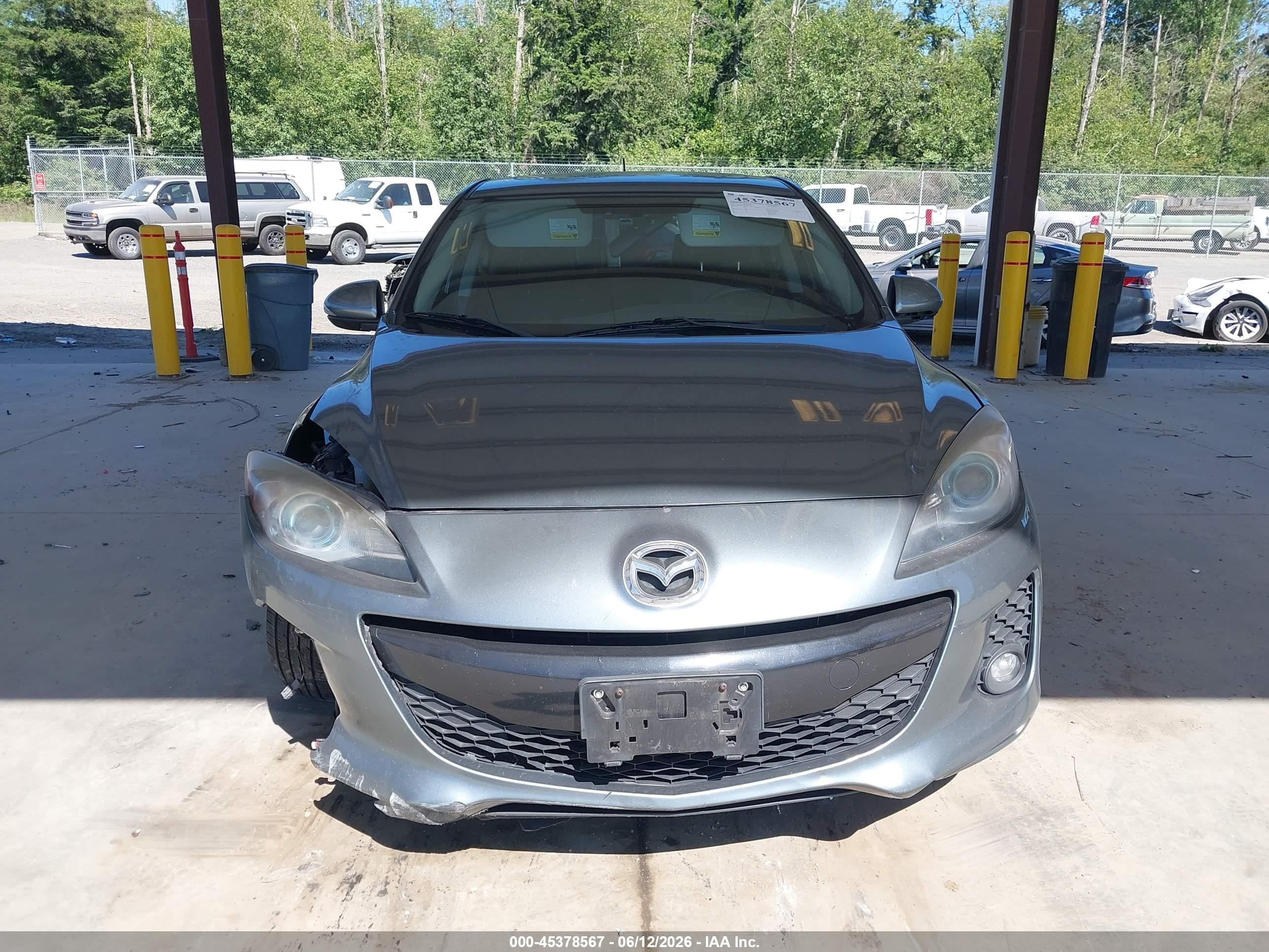 2013 Mazda Mazda3 I Grand Touring Blue vin: JM1BL1MP0D1758515