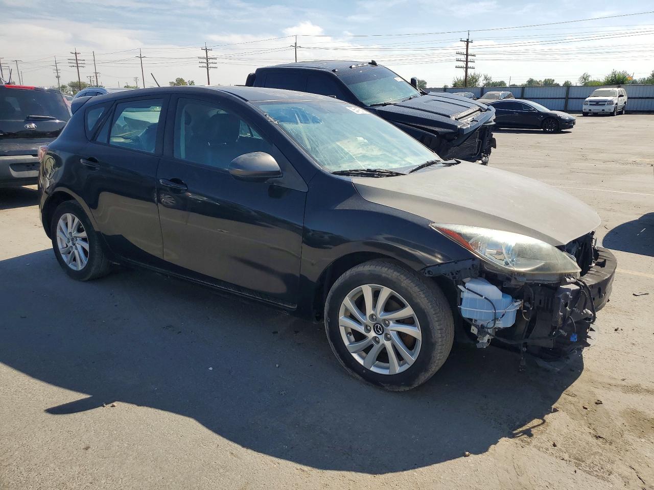 2013 Mazda 3 I Черный vin: JM1BL1MP0D1799453