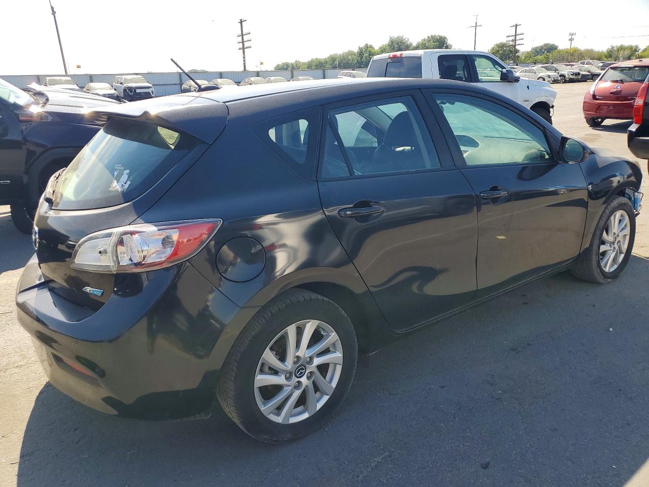 2013 Mazda 3 I Черный vin: JM1BL1MP0D1799453