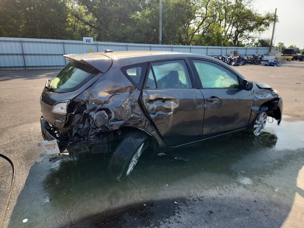 2013 Mazda 3 I Серый vin: JM1BL1MP5D1746831