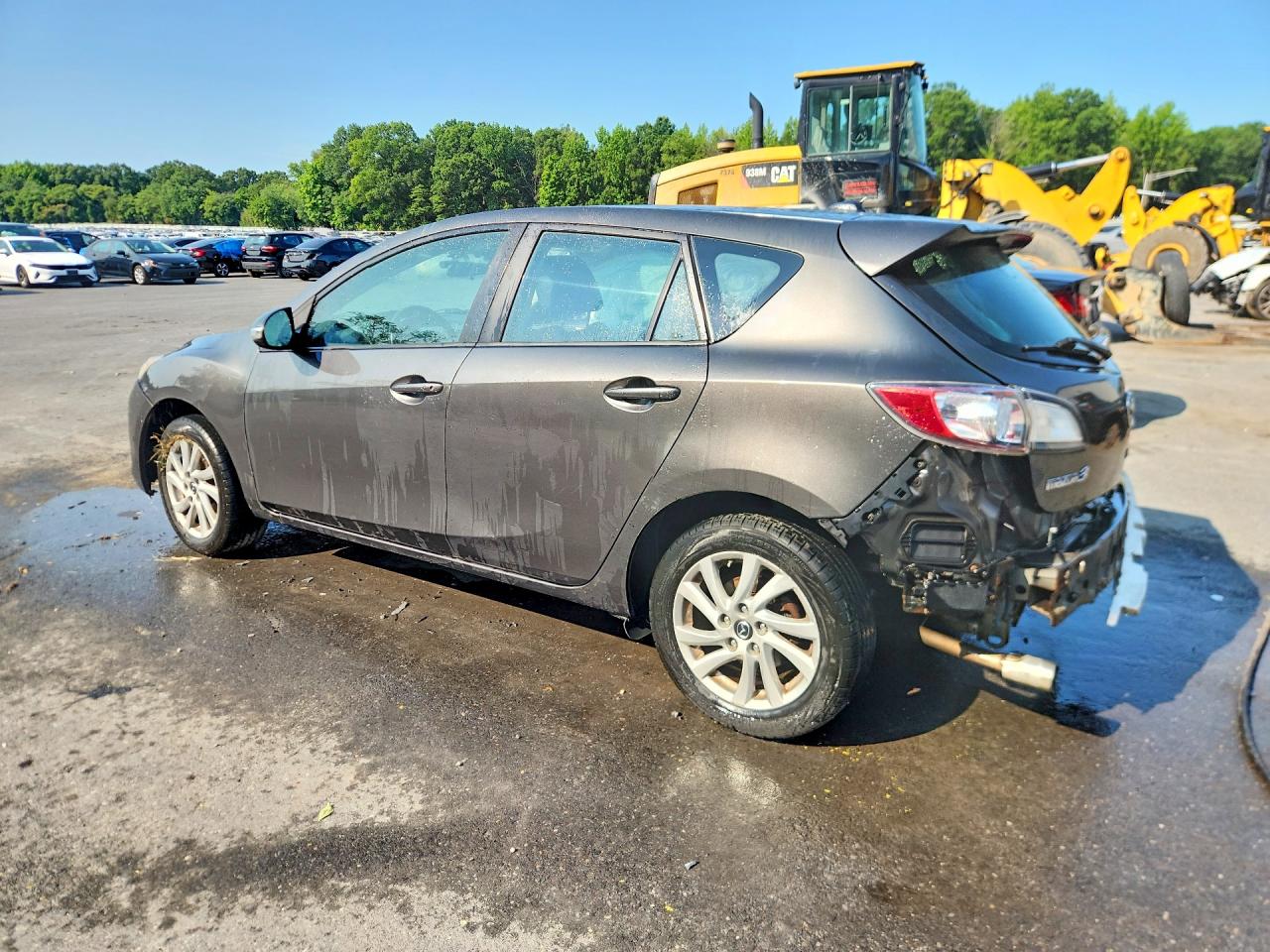 2013 Mazda 3 I Серый vin: JM1BL1MP5D1746831