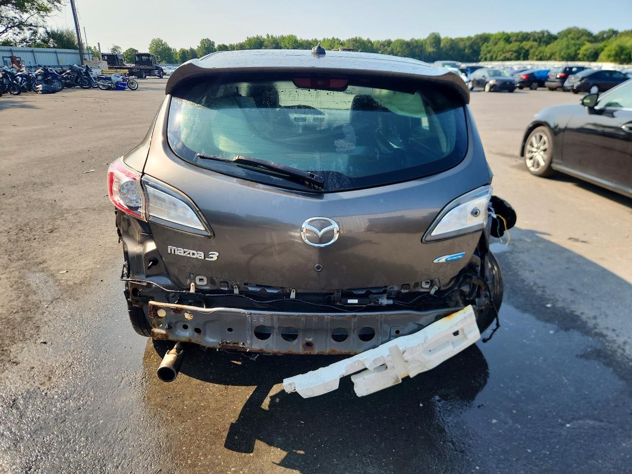 2013 Mazda 3 I Серый vin: JM1BL1MP5D1746831