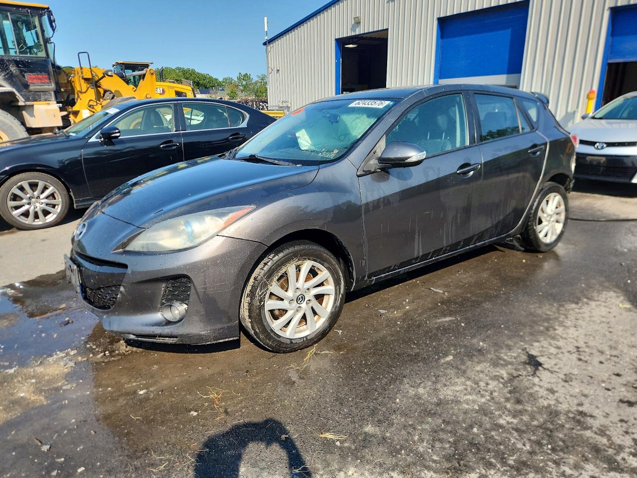 2013 Mazda 3 I Серый vin: JM1BL1MP5D1746831