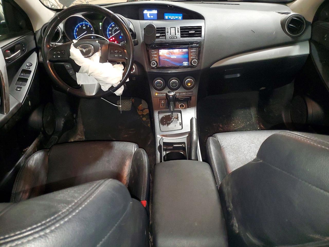 2013 Mazda 3 I Gray vin: JM1BL1MP5D1837792