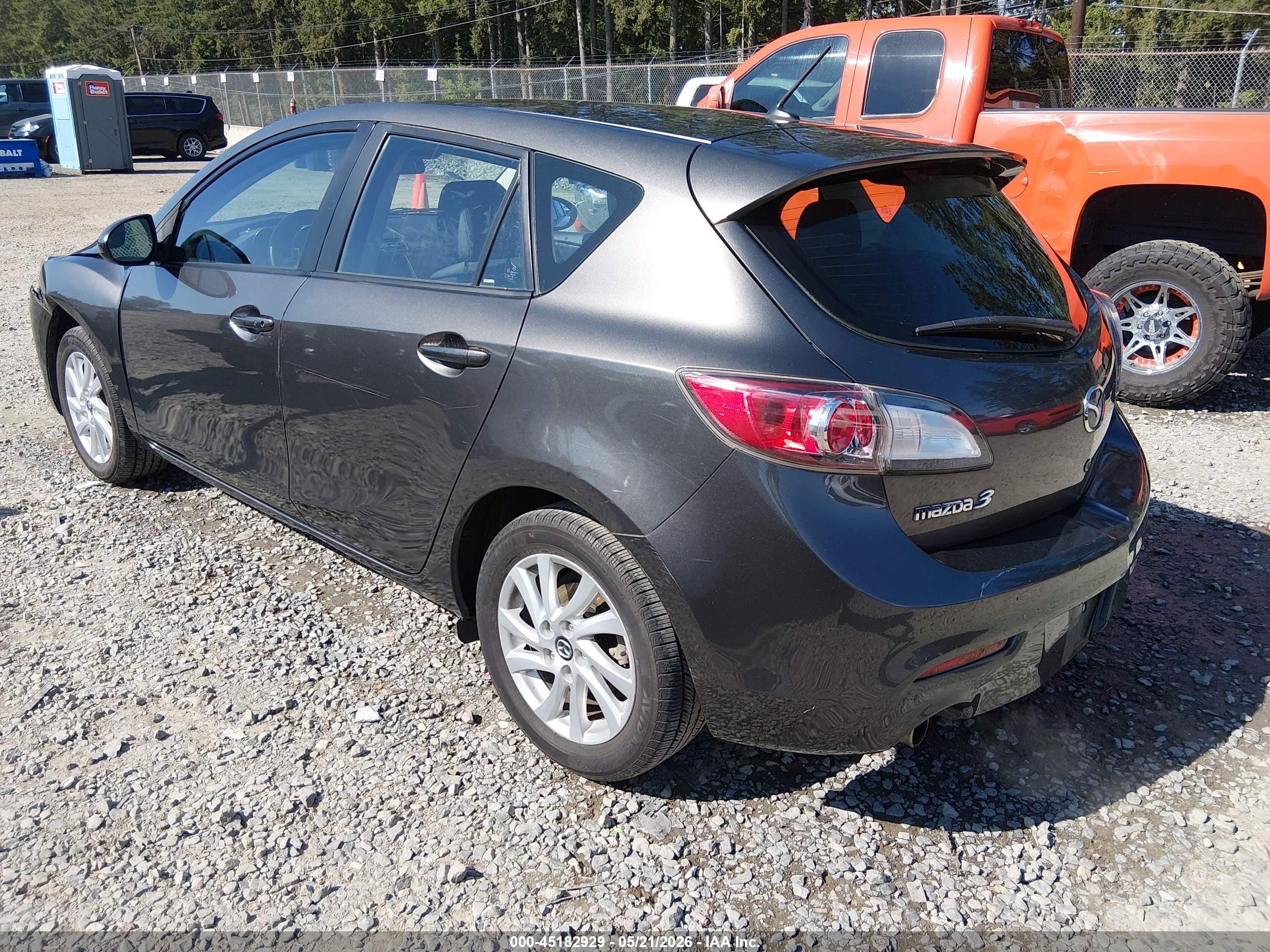 2013 Mazda Mazda3 I Grand Touring Серый vin: JM1BL1MP6D1785136