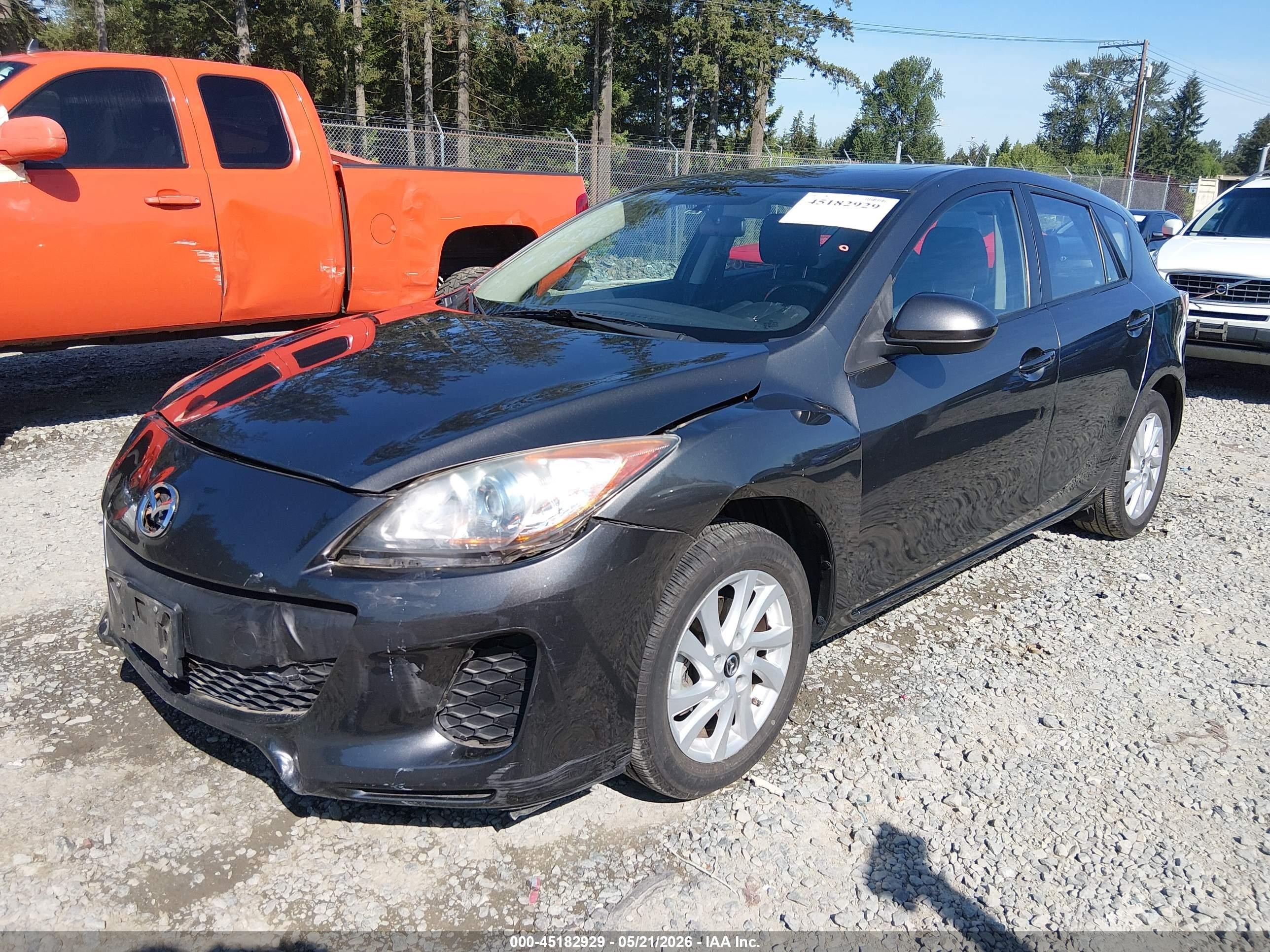 2013 Mazda Mazda3 I Grand Touring Серый vin: JM1BL1MP6D1785136