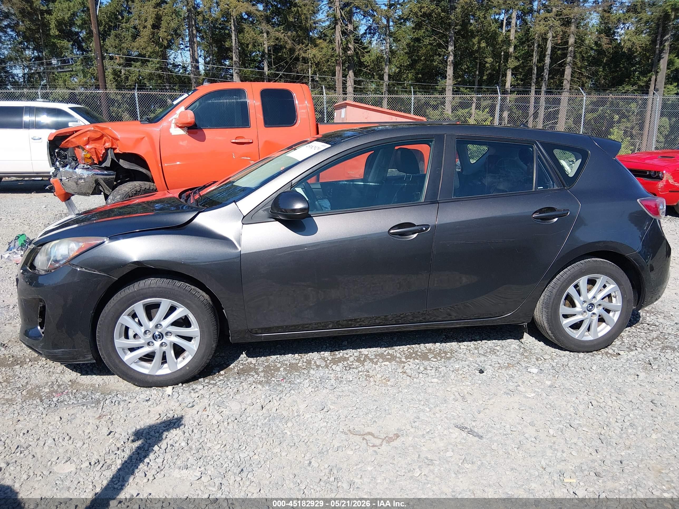 2013 Mazda Mazda3 I Grand Touring Серый vin: JM1BL1MP6D1785136