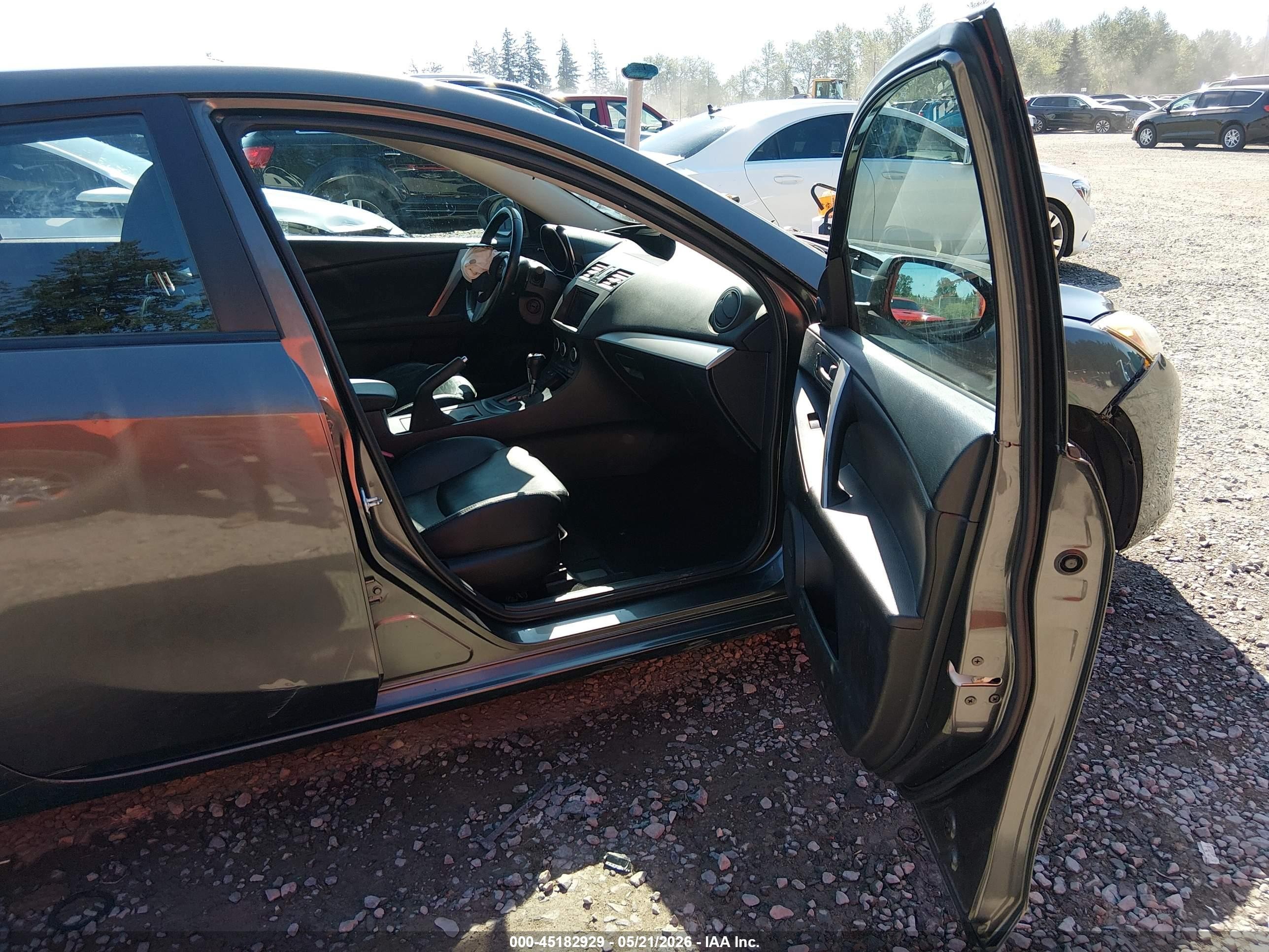 2013 Mazda Mazda3 I Grand Touring Серый vin: JM1BL1MP6D1785136