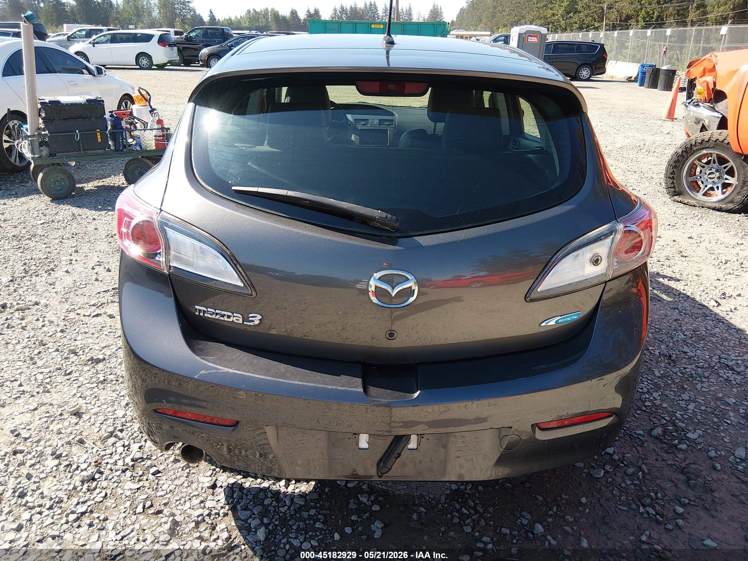 2013 Mazda Mazda3 I Grand Touring Серый vin: JM1BL1MP6D1785136