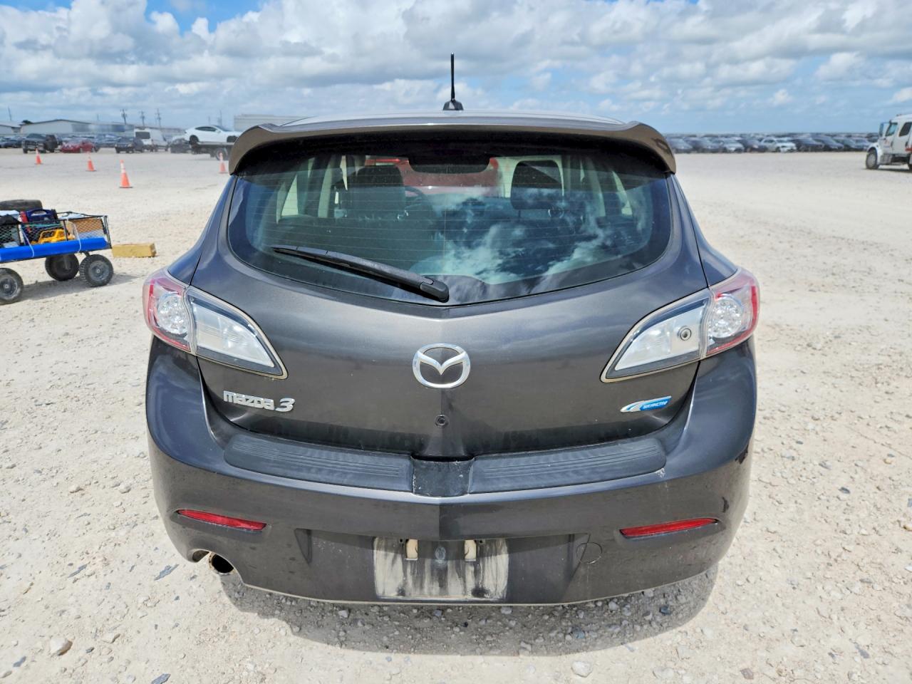 2013 Mazda 3 I Gray vin: JM1BL1MP8D1791696