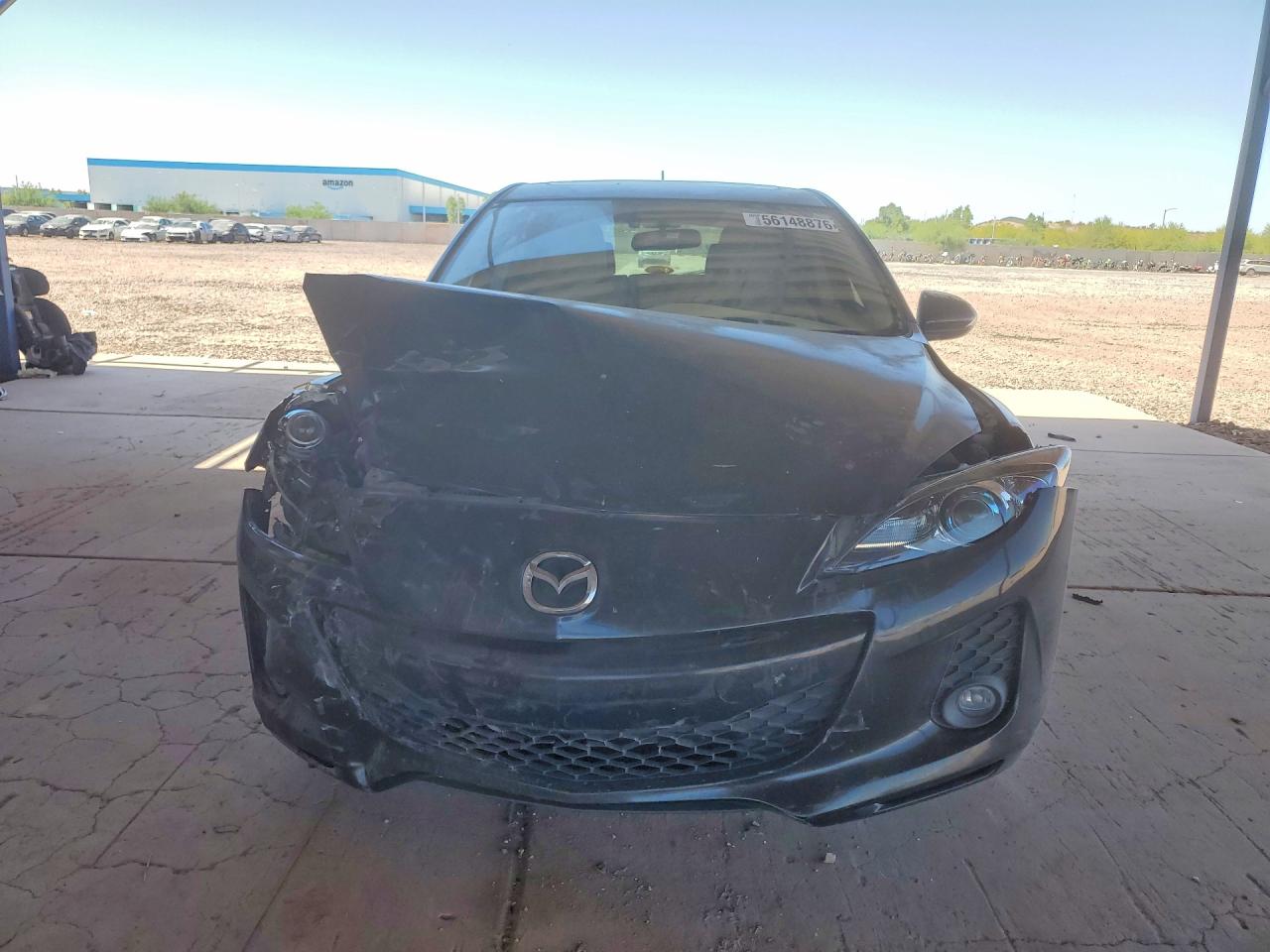 2013 Mazda 3 I Black vin: JM1BL1MPXD1737350