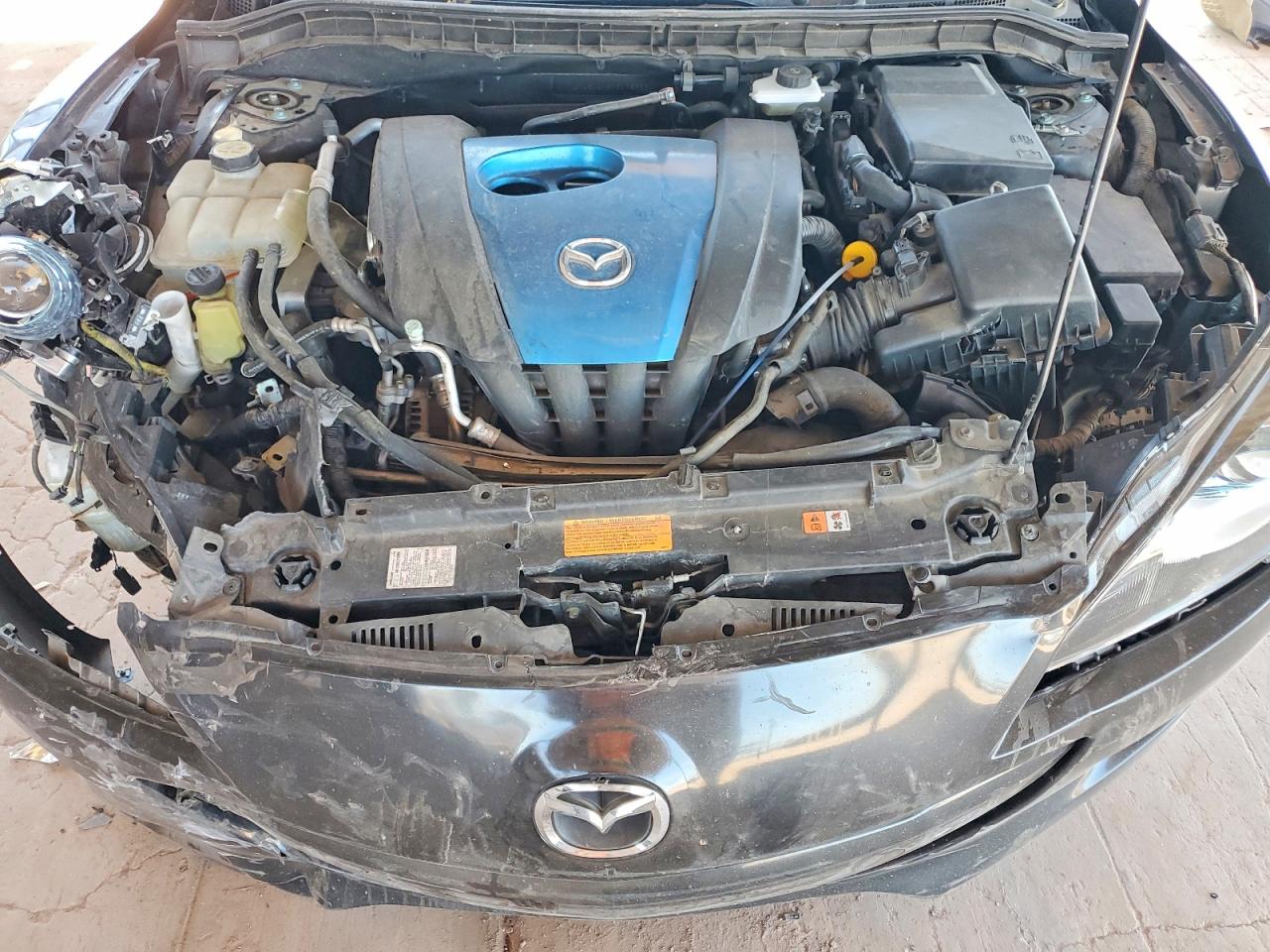 2013 Mazda 3 I Black vin: JM1BL1MPXD1737350