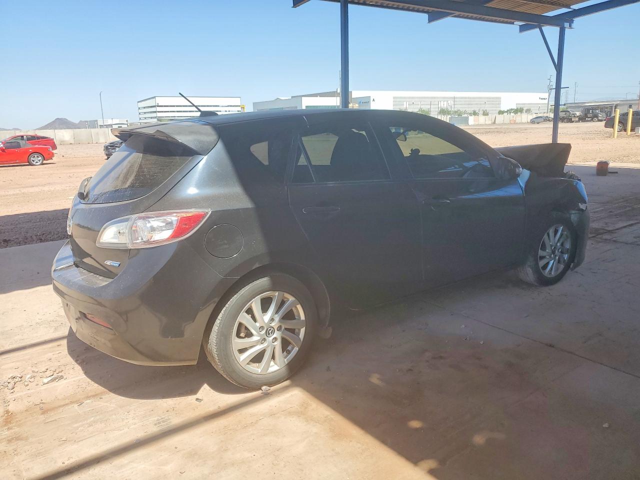 2013 Mazda 3 I Black vin: JM1BL1MPXD1737350