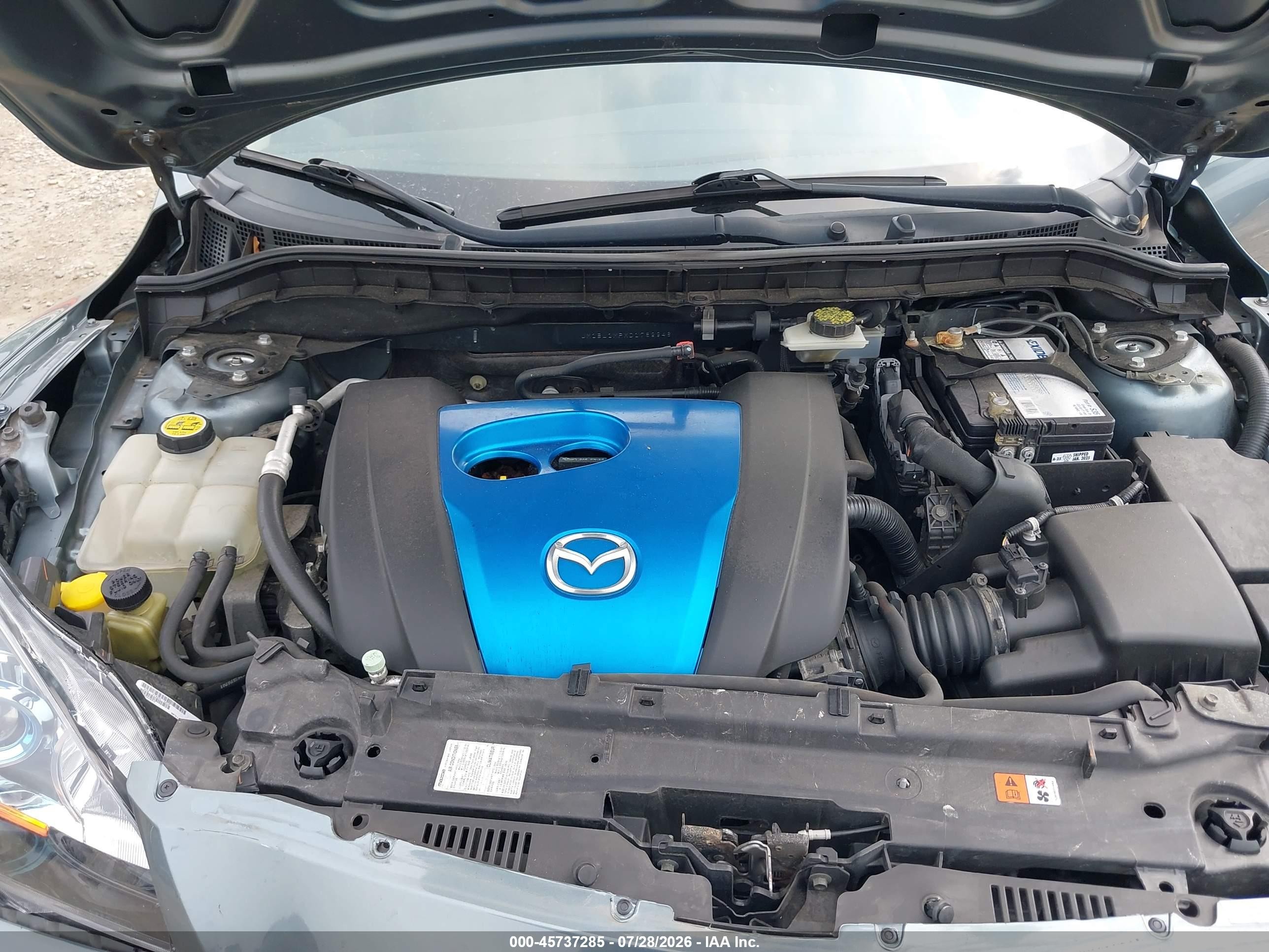 2013 Mazda Mazda3 I Grand Touring Серый vin: JM1BL1MPXD1789948