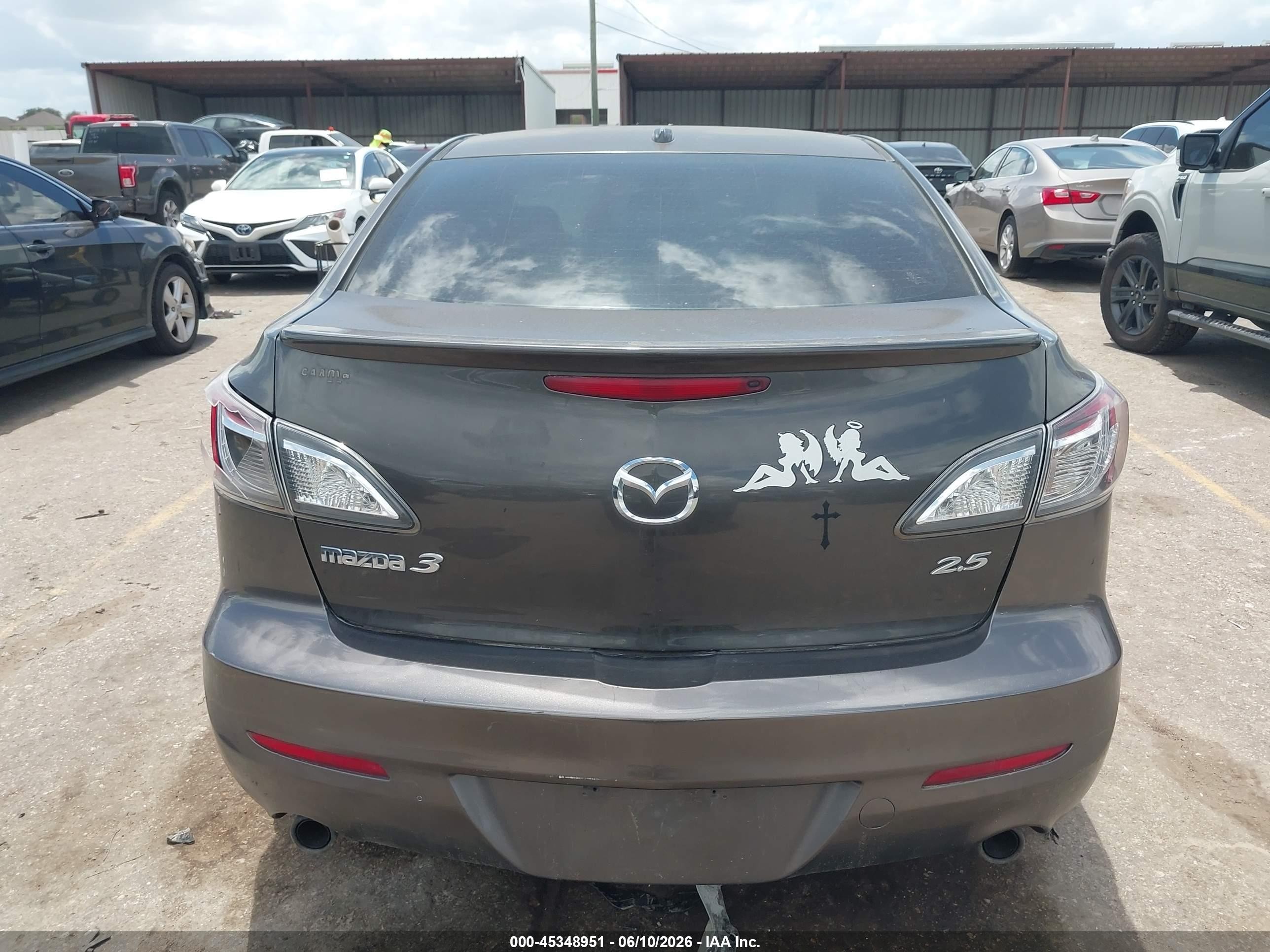 2010 Mazda Mazda3 S Grand Touring Gray vin: JM1BL1S50A1158946