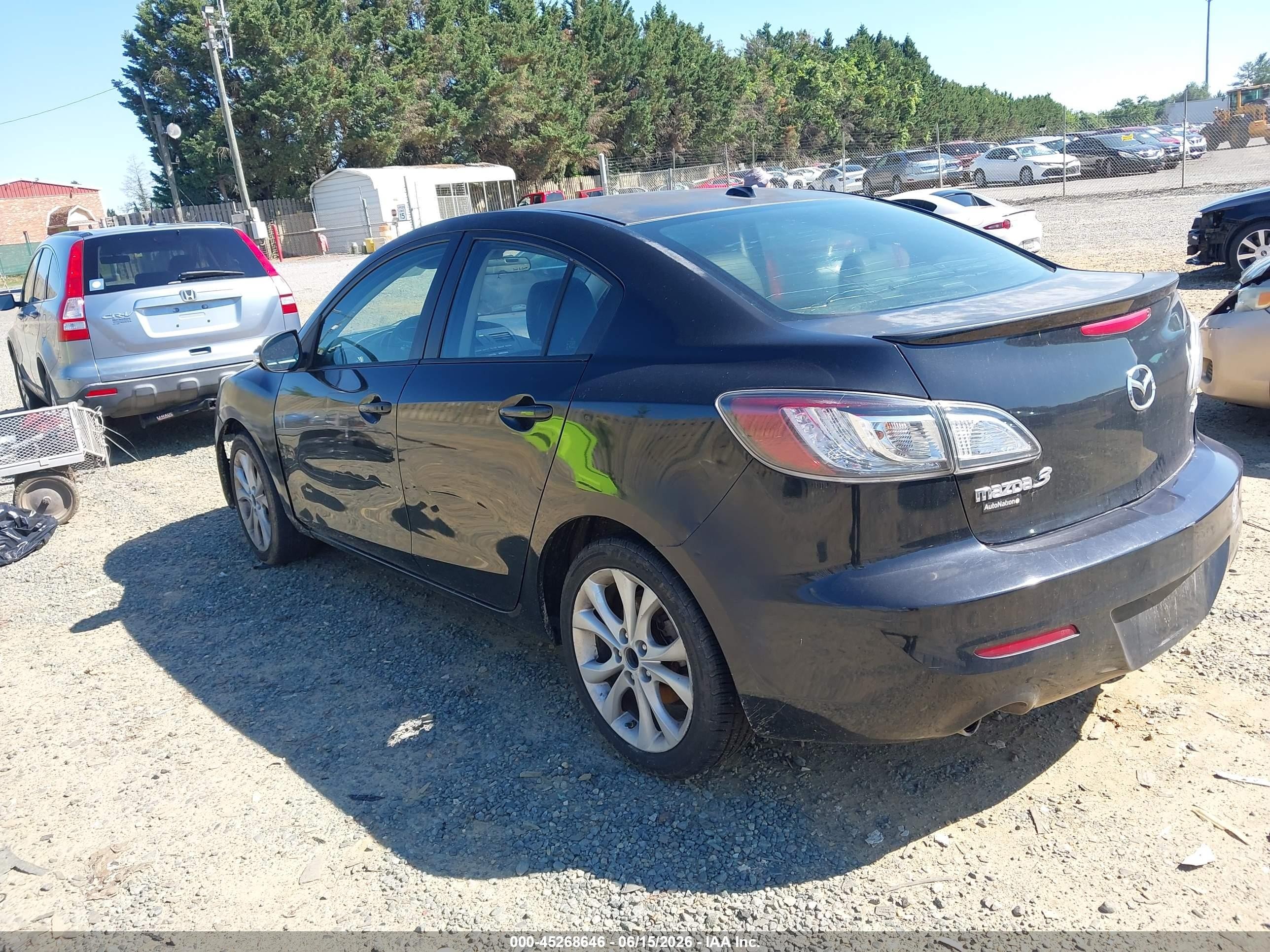 2010 Mazda Mazda3 S Grand Touring Черный vin: JM1BL1S50A1224976