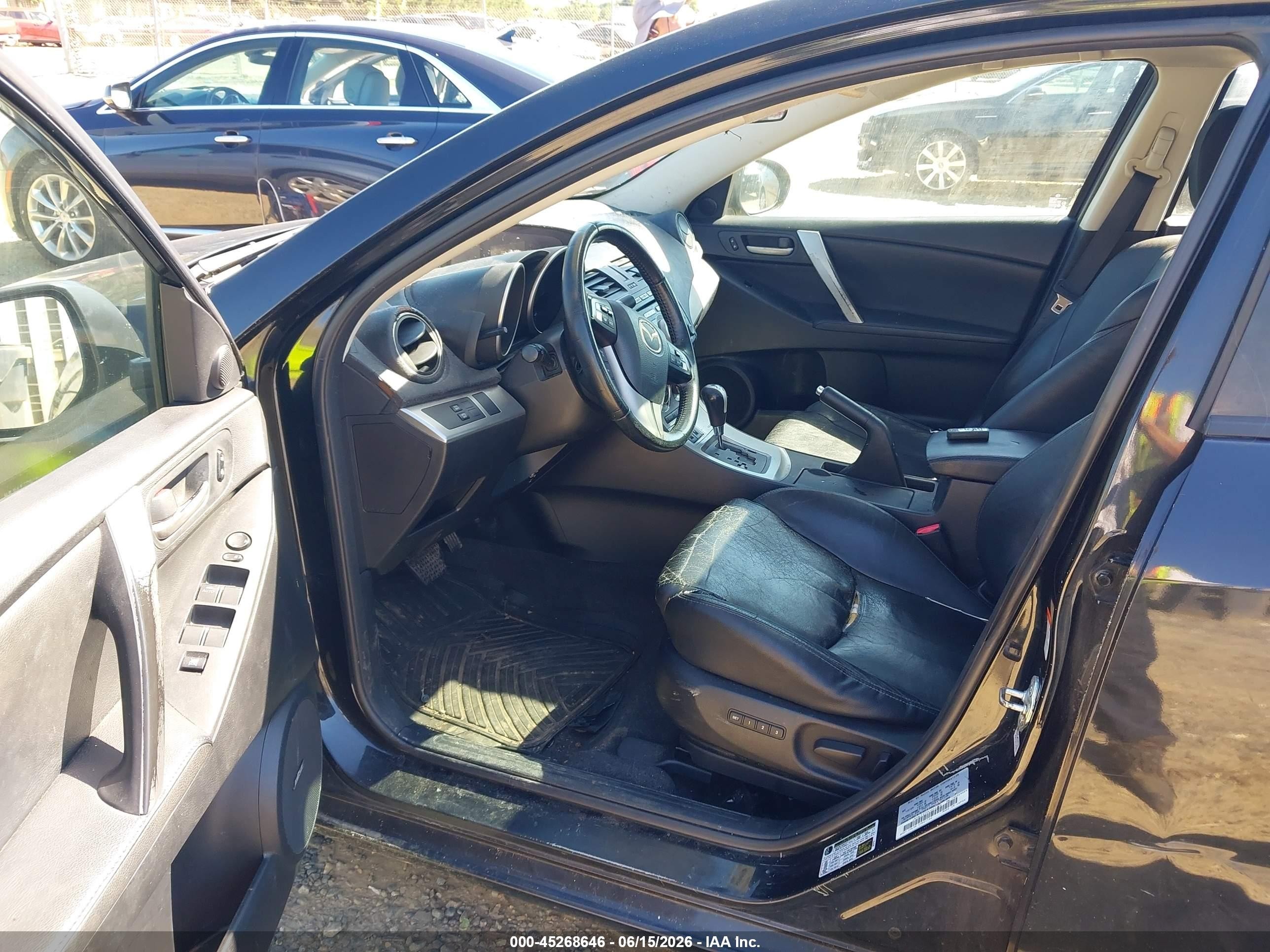 2010 Mazda Mazda3 S Grand Touring Черный vin: JM1BL1S50A1224976