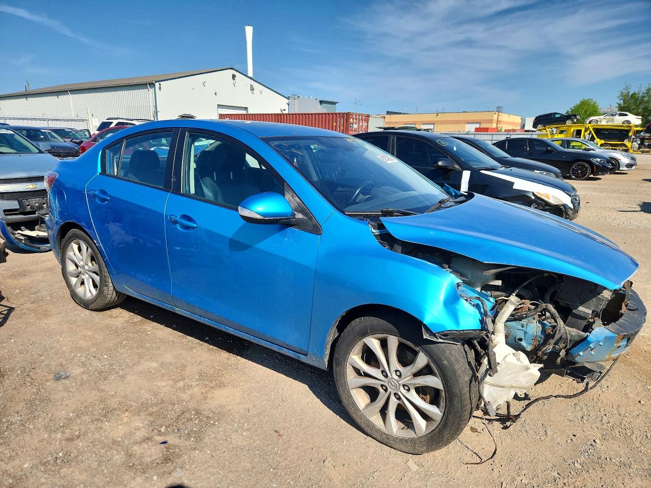 2010 Mazda 3 S Blue vin: JM1BL1S51A1105933
