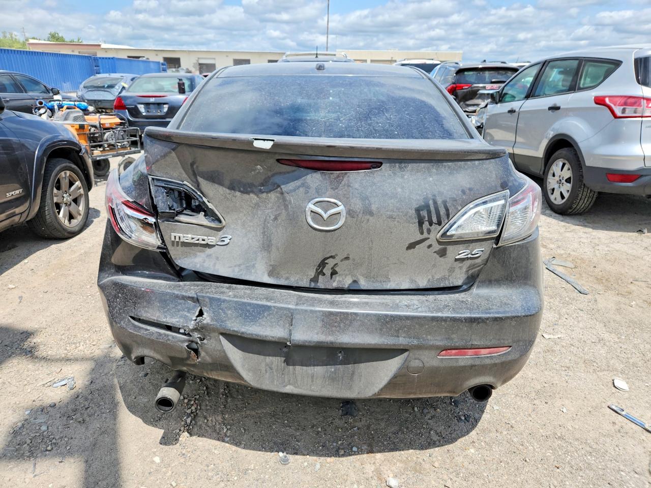 2010 Mazda 3 S Gray vin: JM1BL1S51A1230060