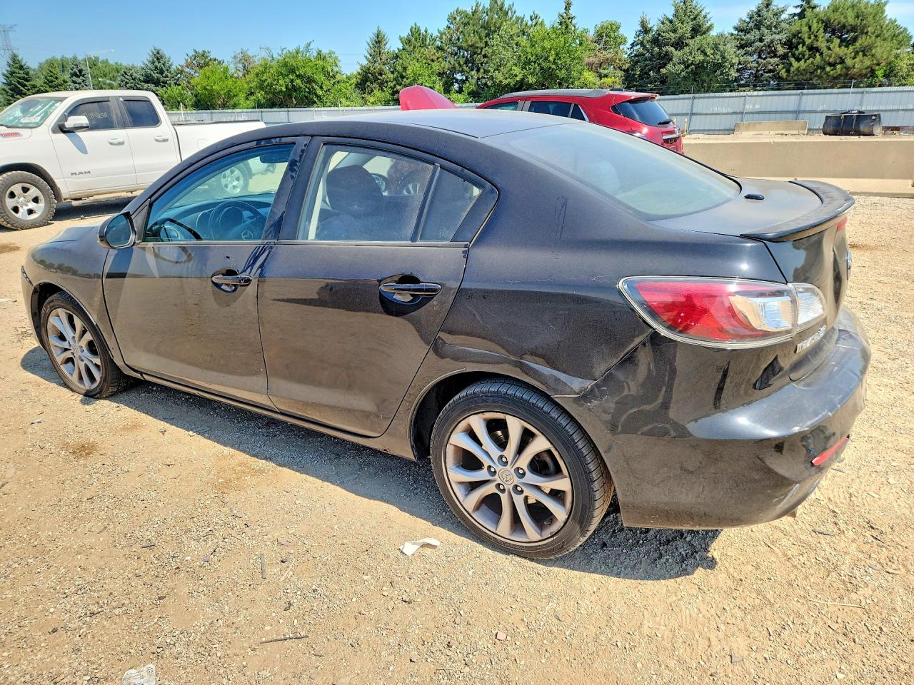 2010 Mazda 3 S Black vin: JM1BL1S52A1278814