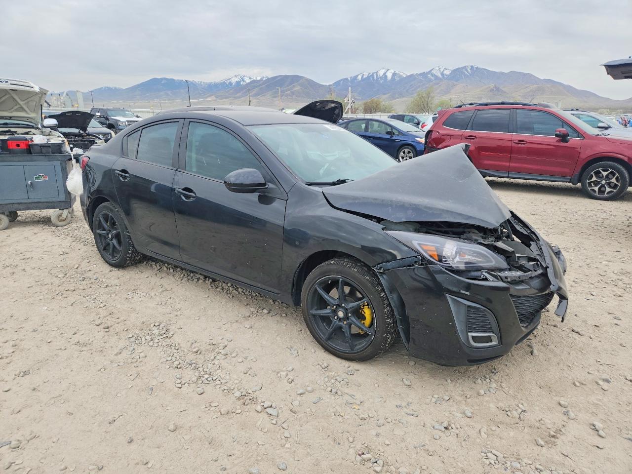2010 Mazda 3 S Black vin: JM1BL1S53A1320259