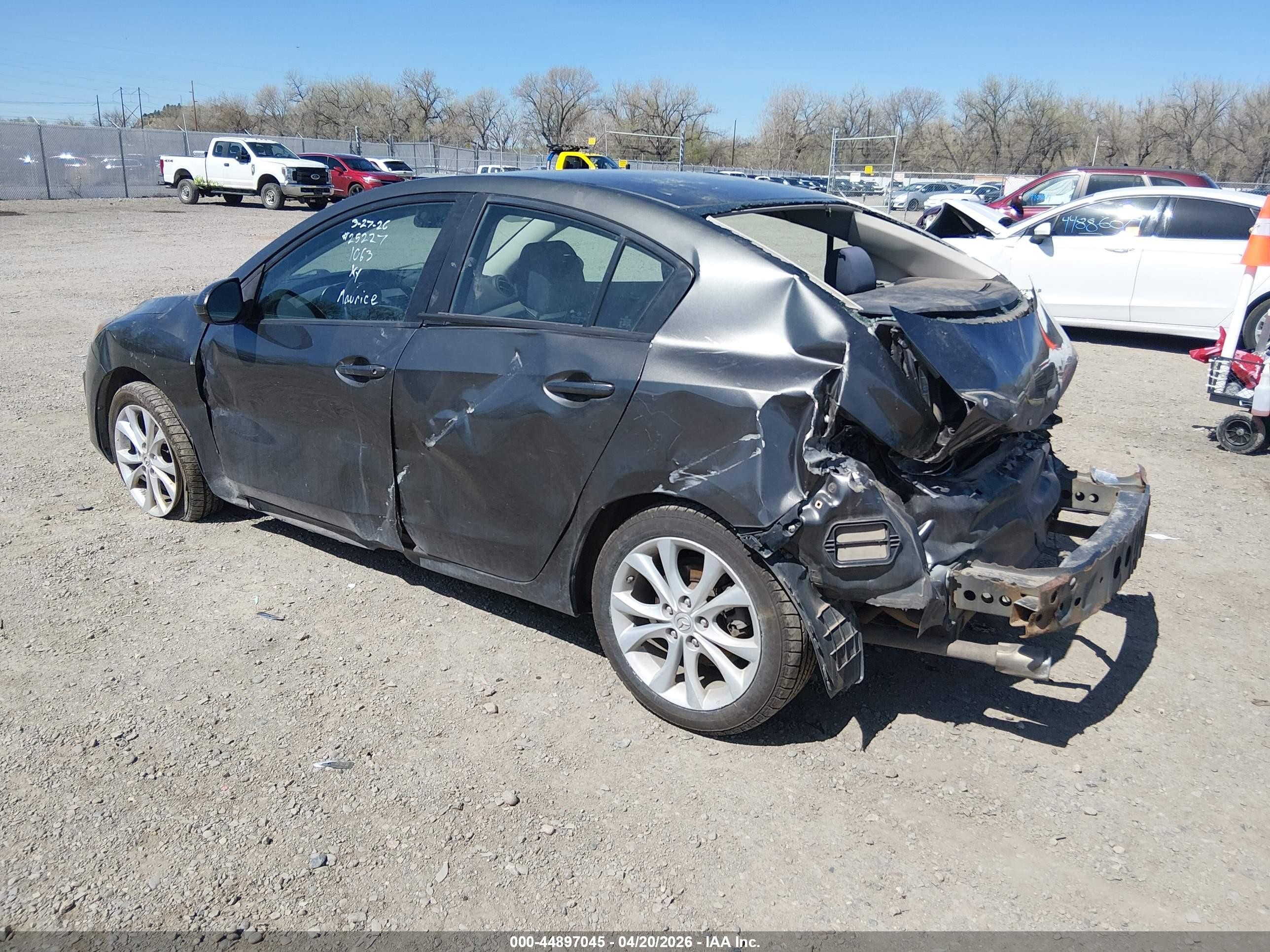 2010 Mazda Mazda3 S Sport Серый vin: JM1BL1S53A1341063