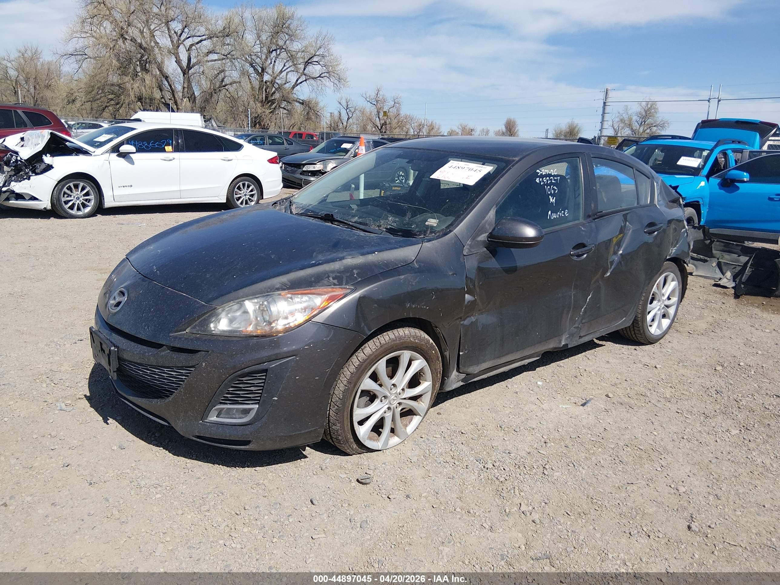 2010 Mazda Mazda3 S Sport Серый vin: JM1BL1S53A1341063