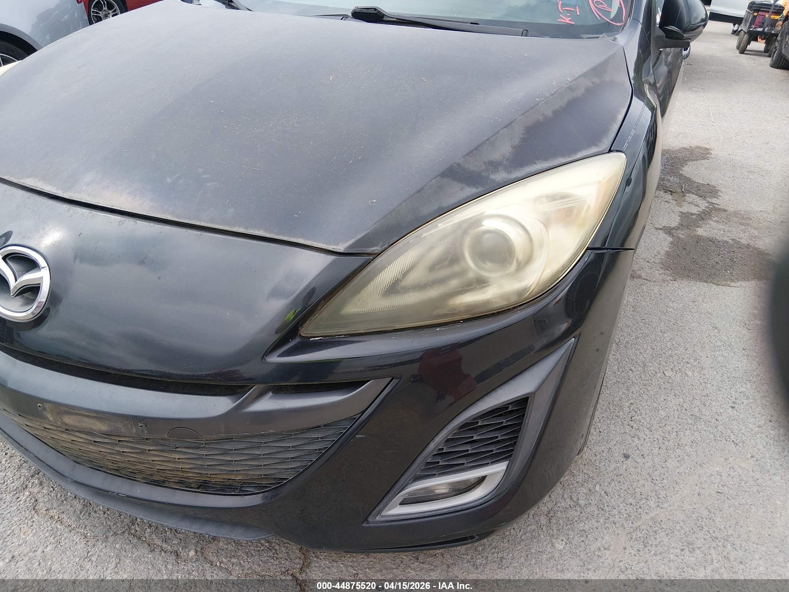 2010 Mazda Mazda3 S Grand Touring Black vin: JM1BL1S54A1198026