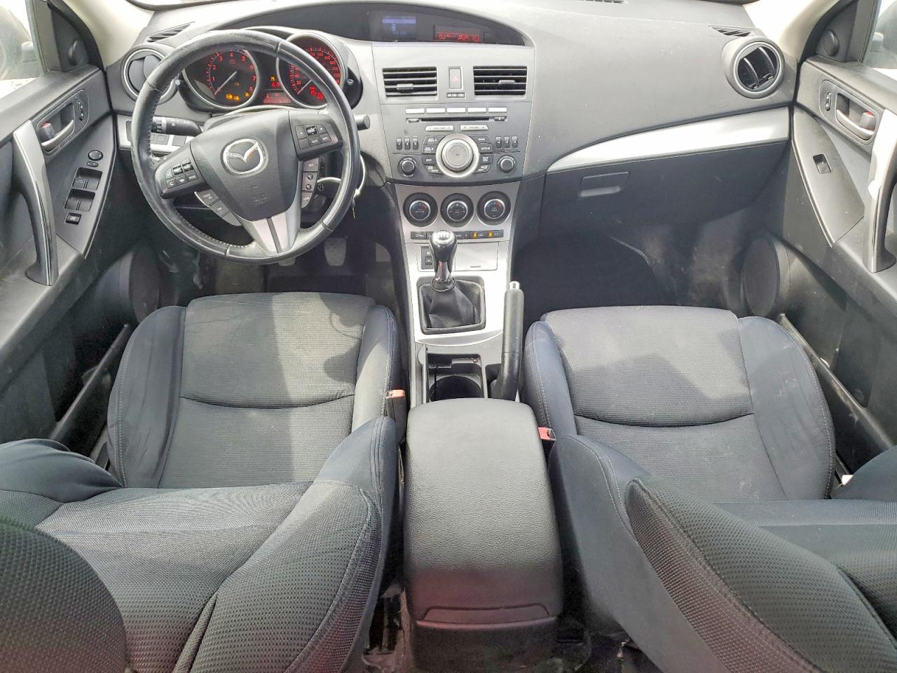 2010 Mazda 3 S White vin: JM1BL1S54A1201653
