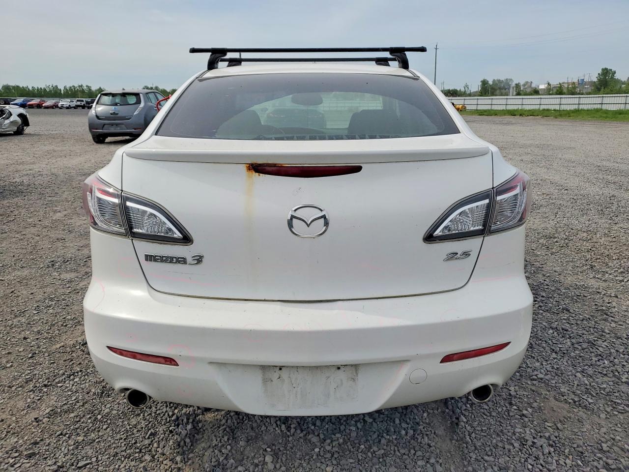 2010 Mazda 3 S White vin: JM1BL1S54A1201653