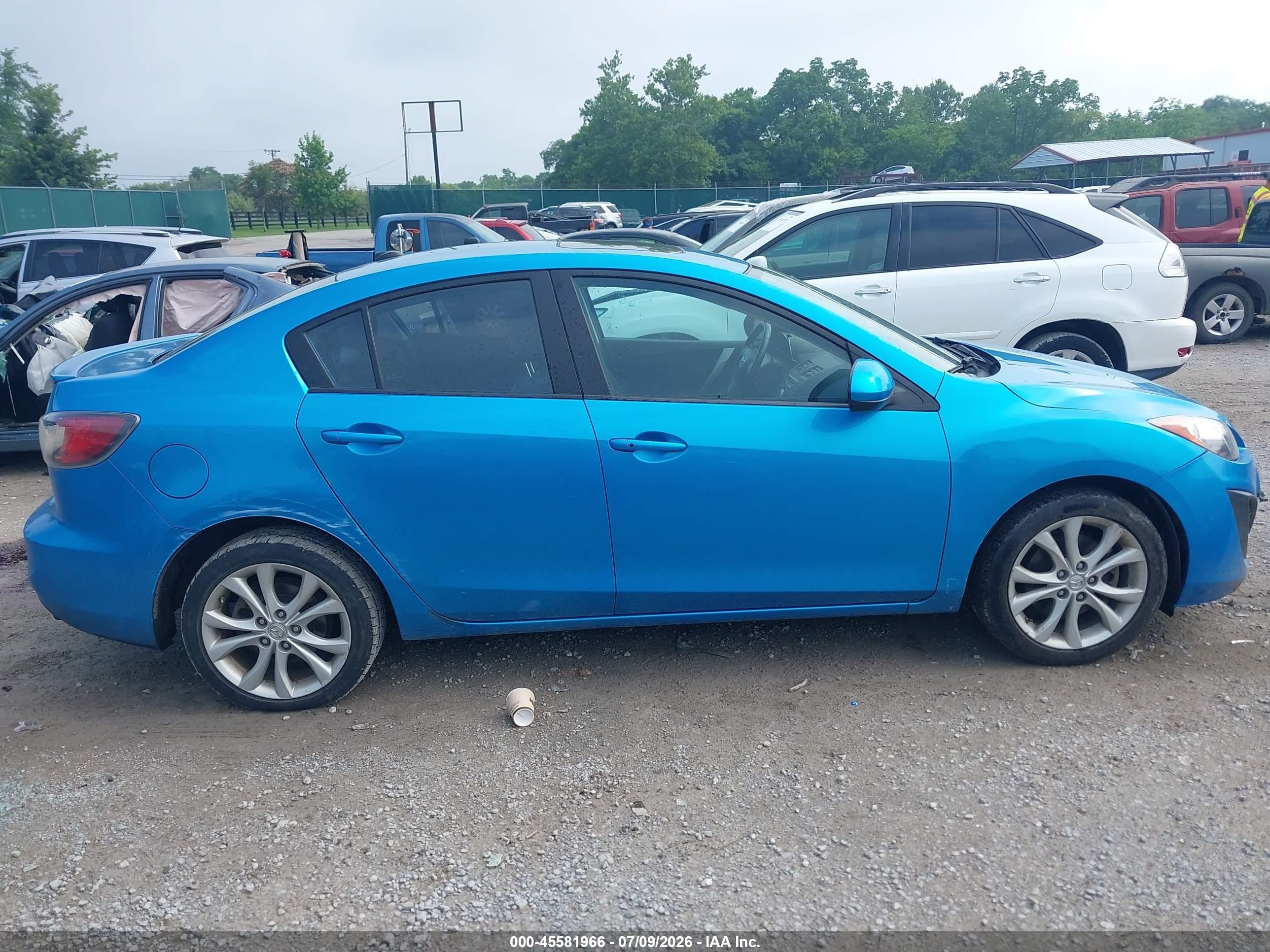 2010 Mazda Mazda3 S Sport Blue vin: JM1BL1S54A1316396